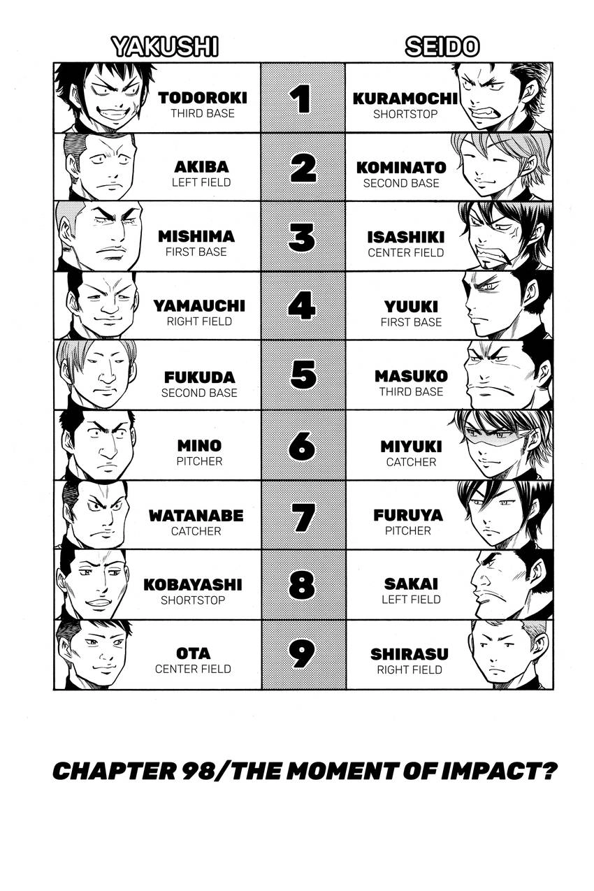 Read Daiya no C chapter 98 image 0 on Lezhin
