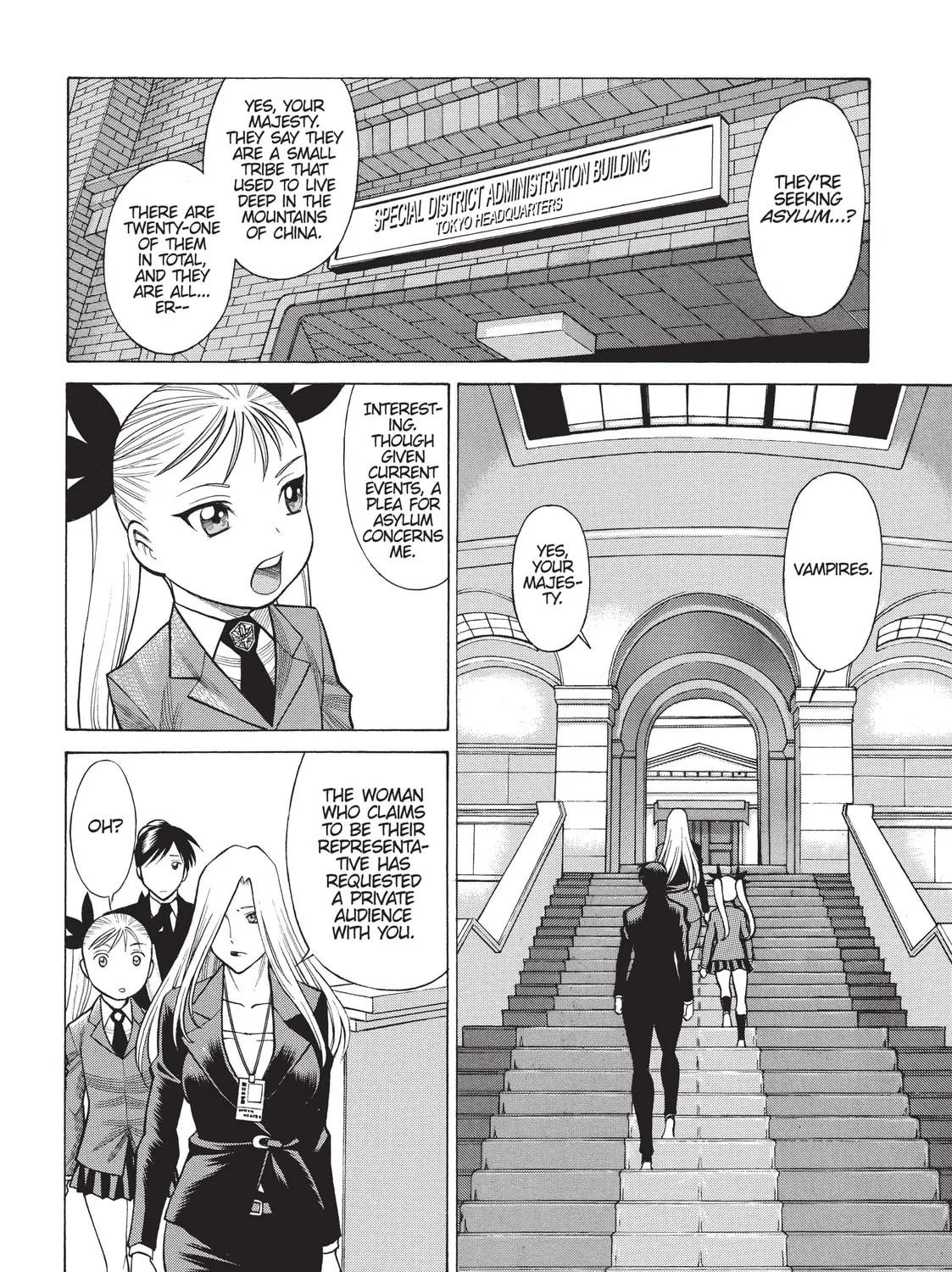 Read Dance in the Vampire Bund chapter 45 image 2 on Lezhin