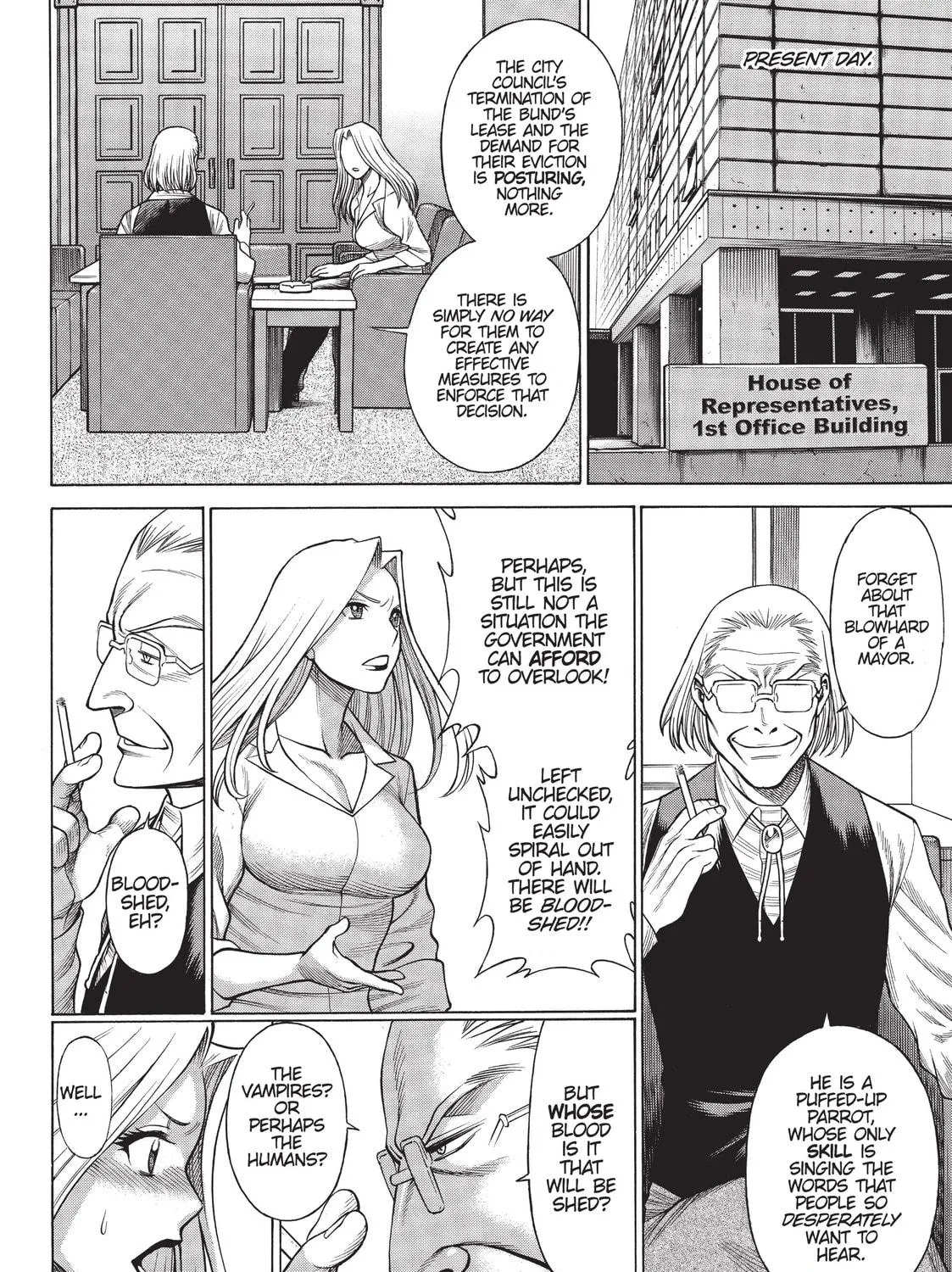 Read Dance in the Vampire Bund chapter 74 image 22 on Lezhin