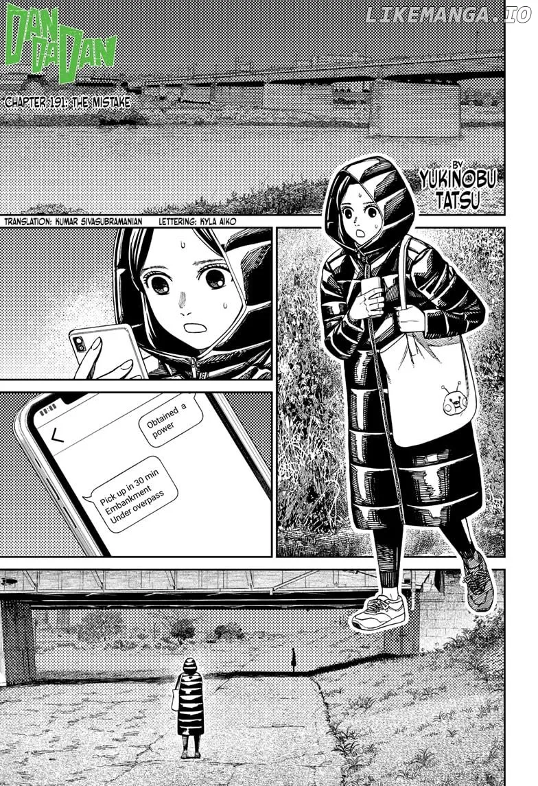 Read Dandadan  Manga chapter 191 image 0 on Lezhin