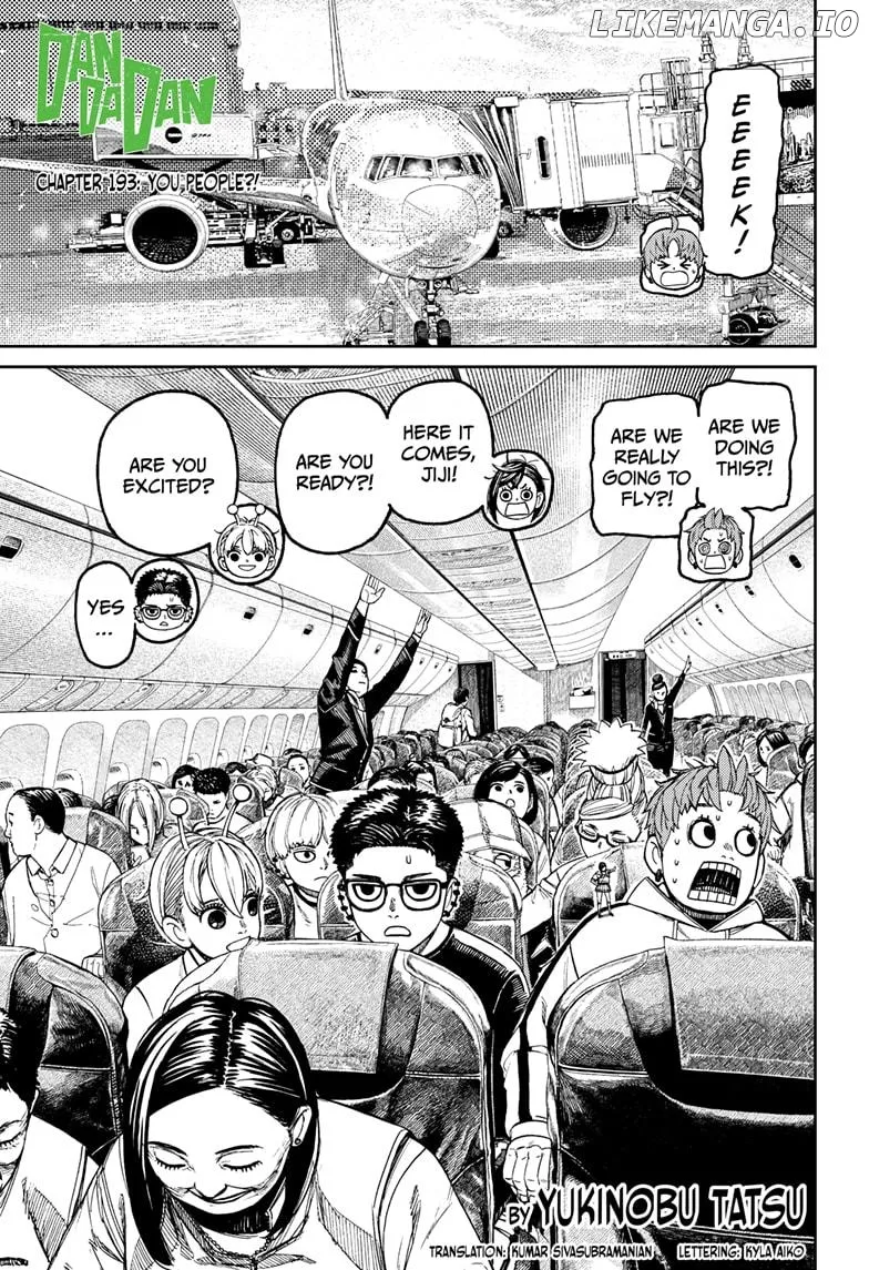 Read Dandadan  Manga chapter 193 image 0 on Lezhin