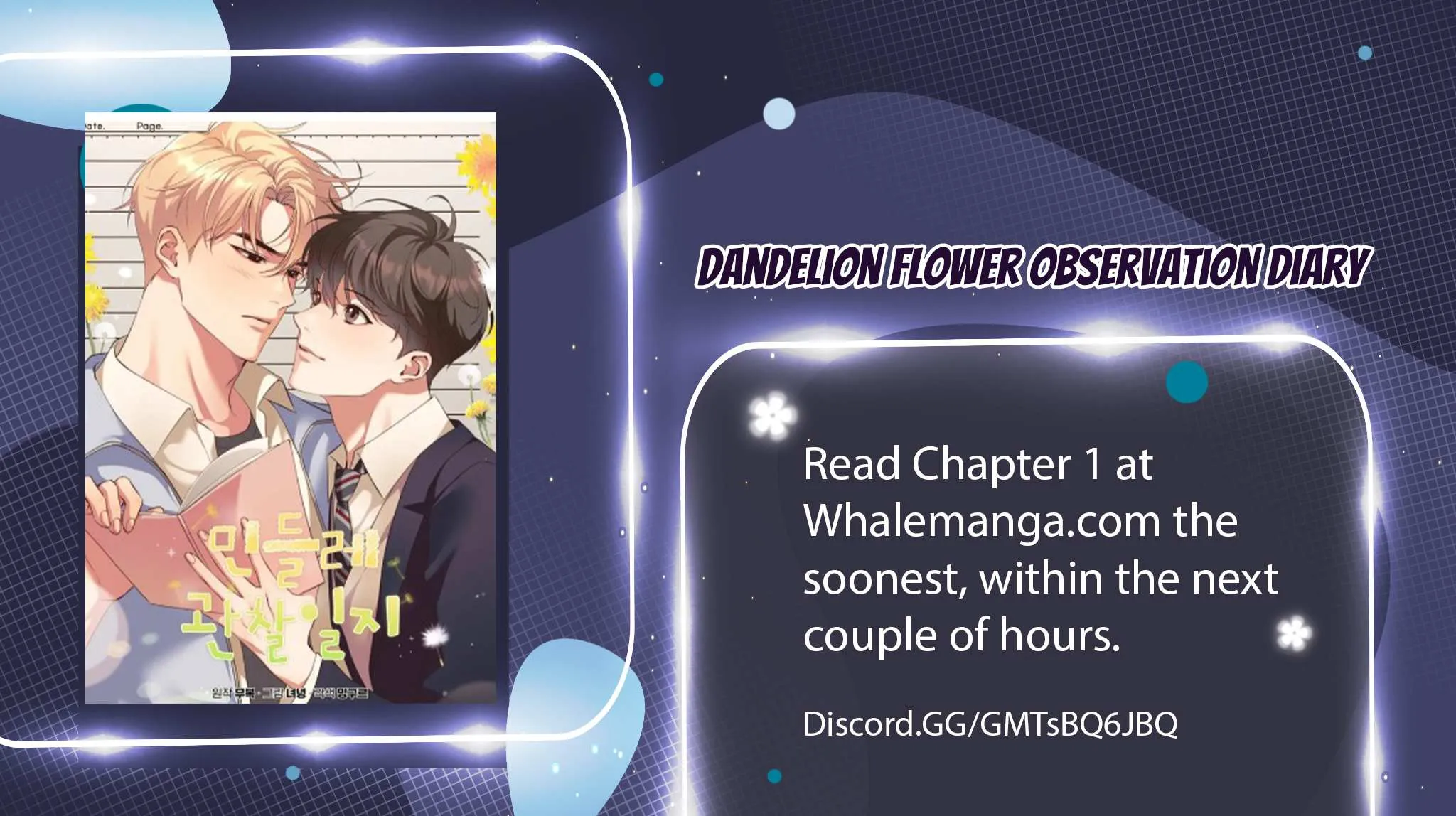 Read Dandelion Flower Observation Diary chapter 0 image 1 on Lezhin
