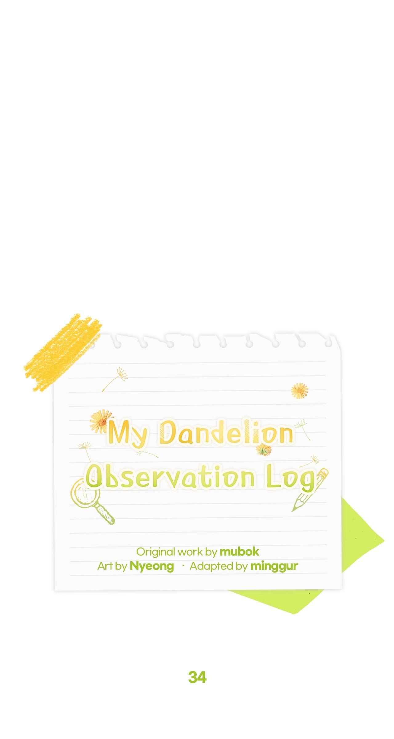 Read Dandelion Flower Observation Diary chapter 34 image 19 on Lezhin