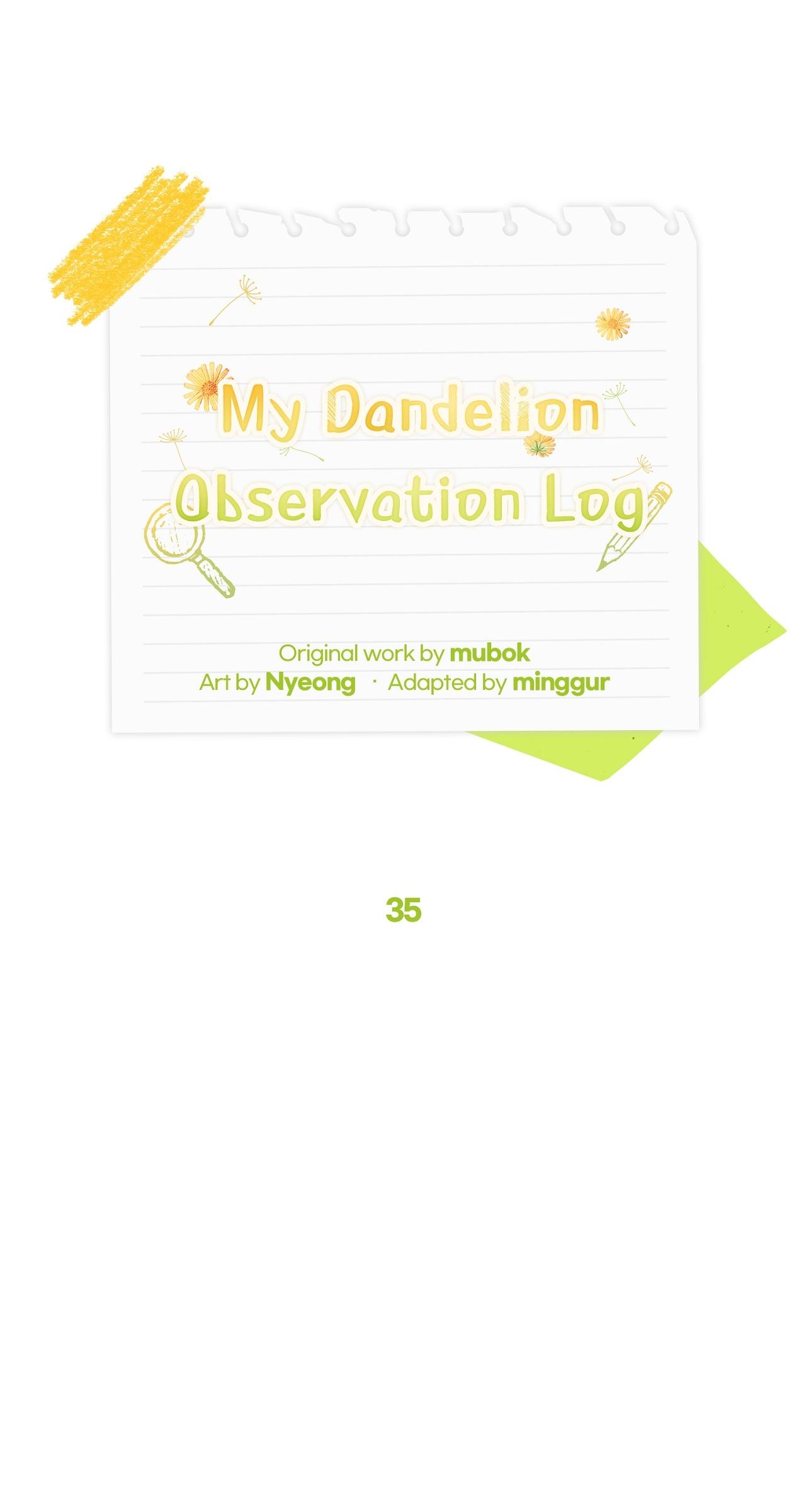Read Dandelion Flower Observation Diary chapter 35 image 39 on Lezhin