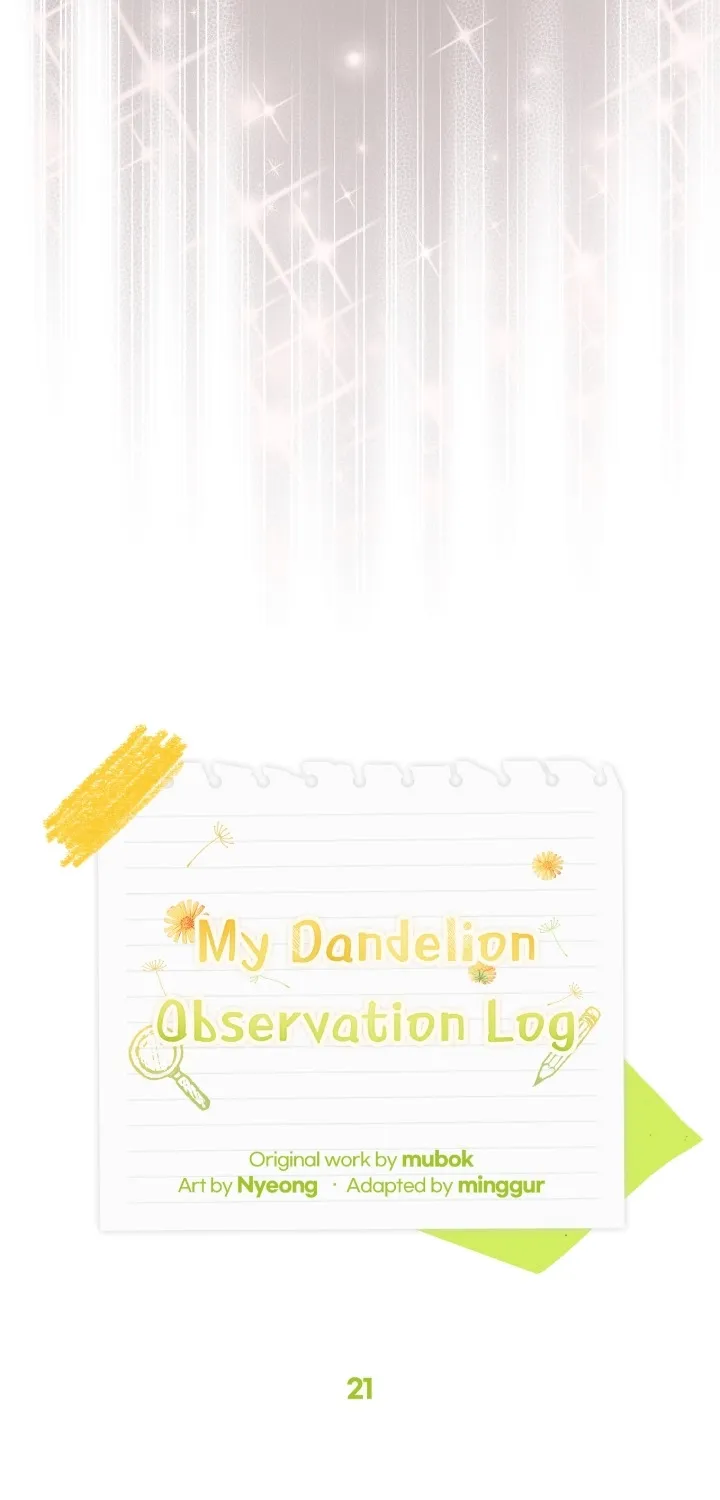 Read Dandelion observation journal chapter 21 image 40 on Lezhin