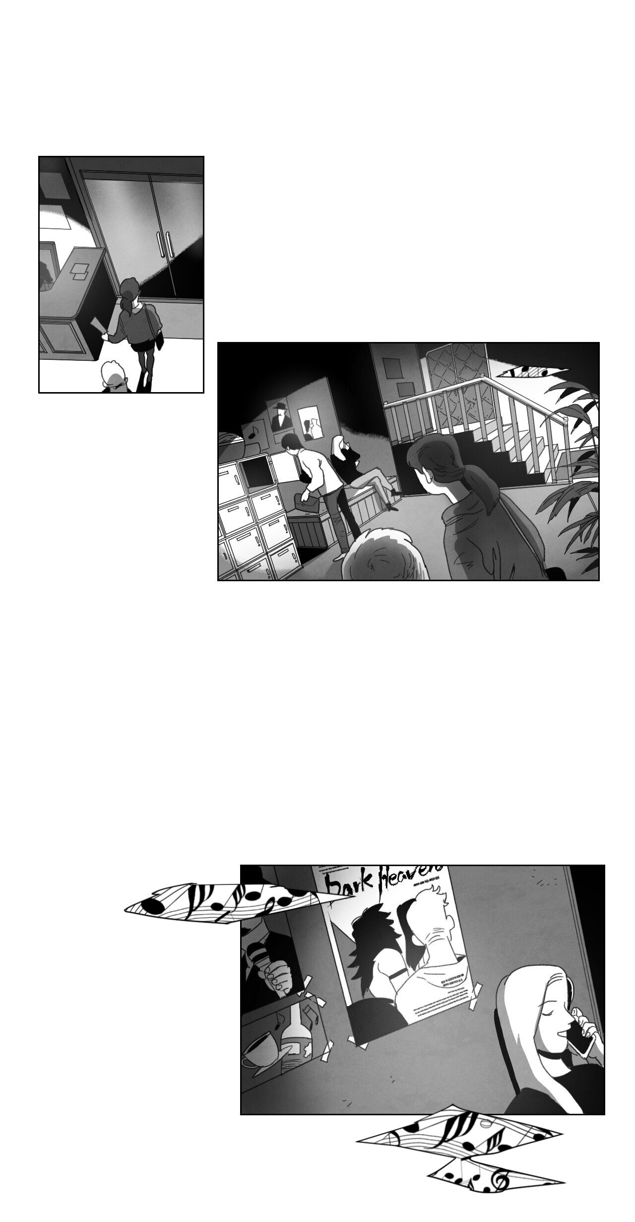 Read Dark Heaven chapter 1 image 1 on Lezhin