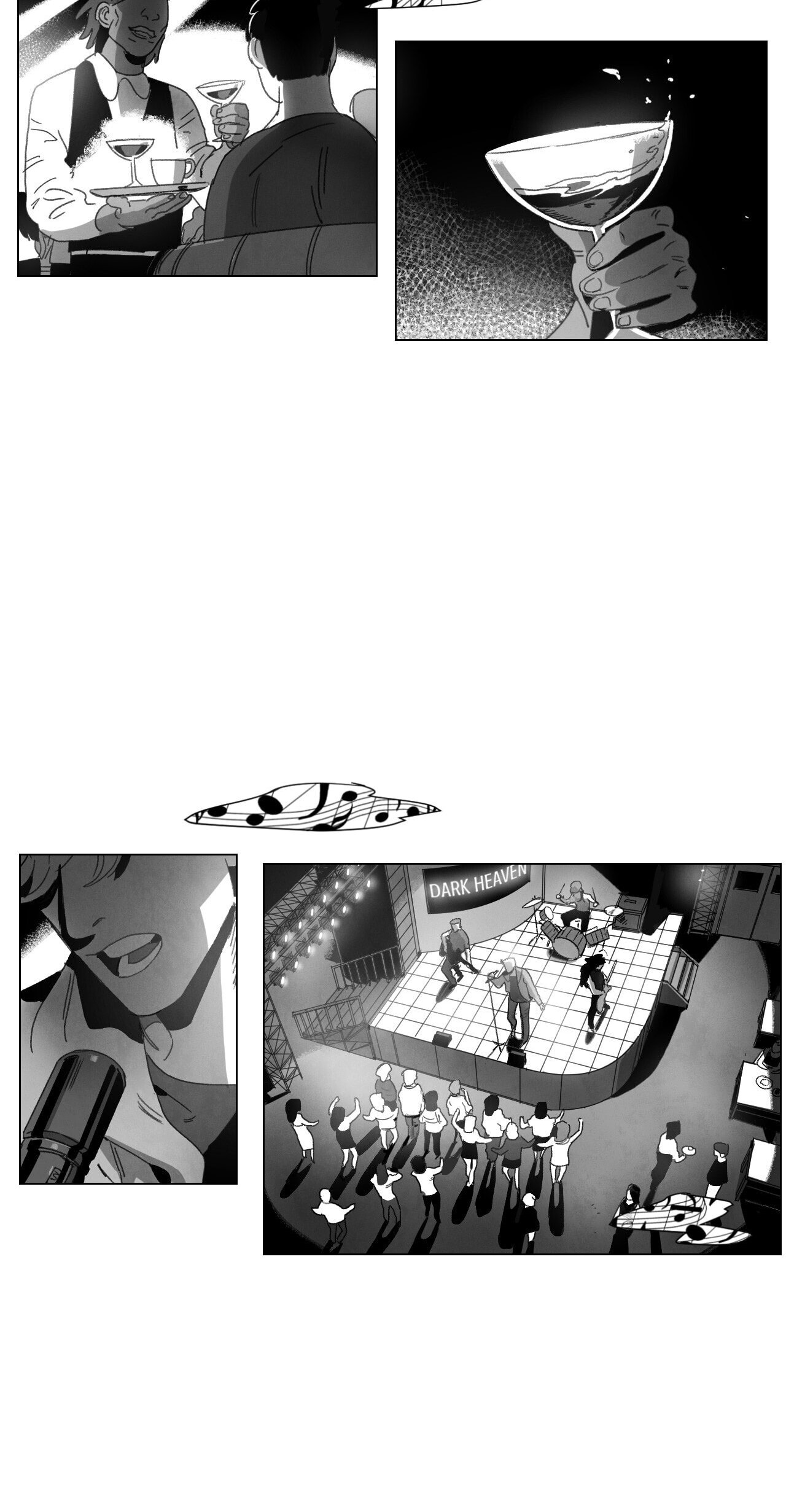 Read Dark Heaven chapter 1 image 3 on Lezhin