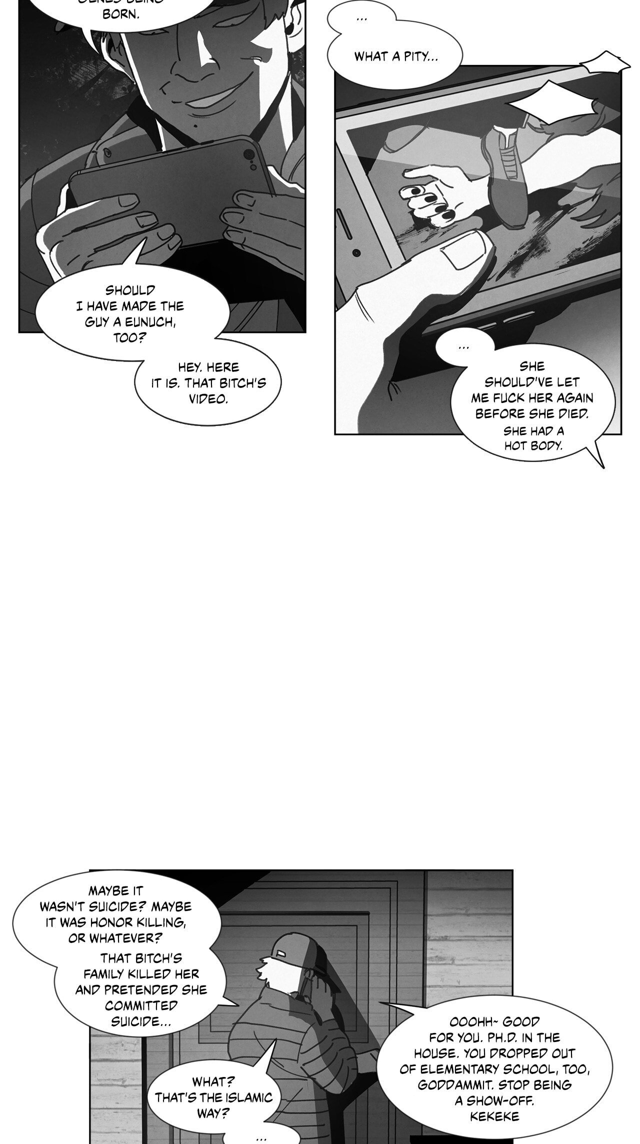 Read Dark Heaven chapter 24 image 5 on Lezhin