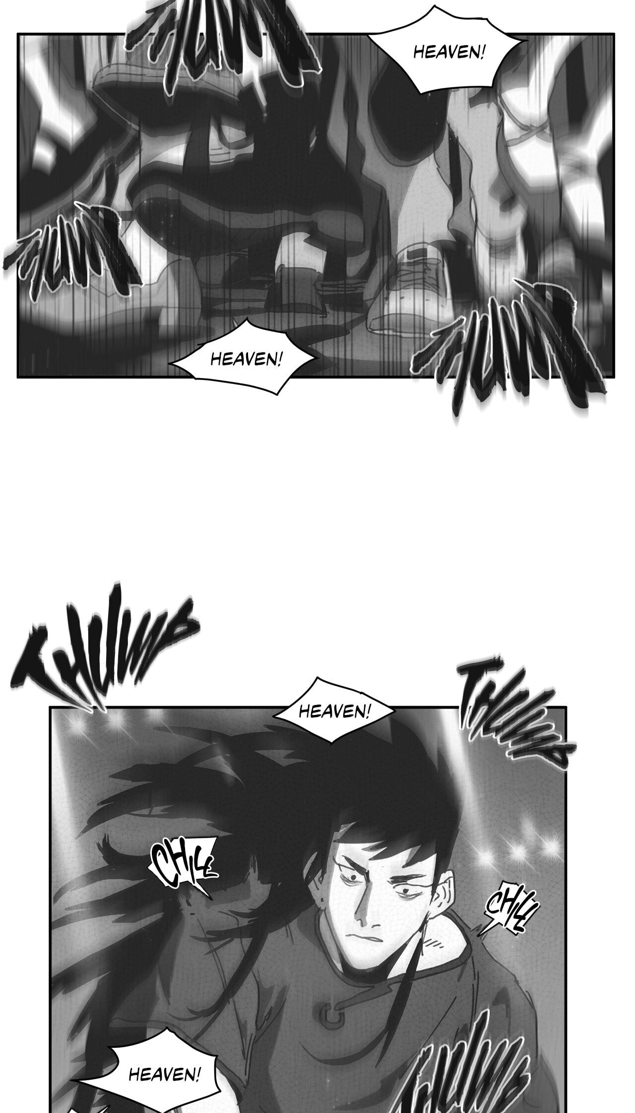 Read Dark Heaven chapter 27 image 8 on Lezhin
