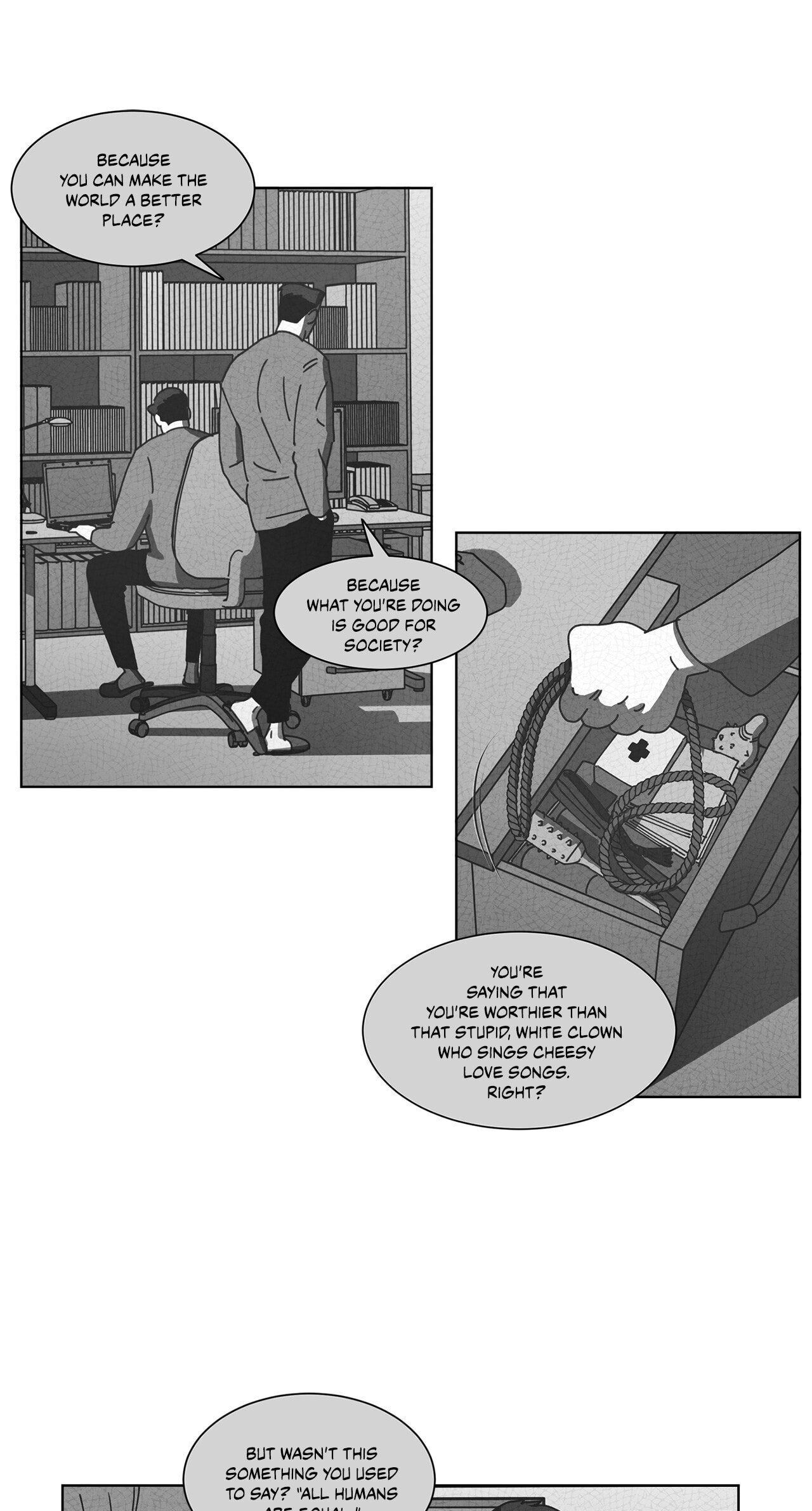 Read Dark Heaven chapter 49 image 16 on Lezhin