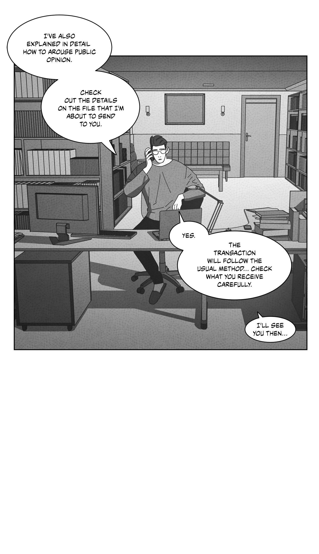 Read Dark Heaven chapter 49 image 4 on Lezhin
