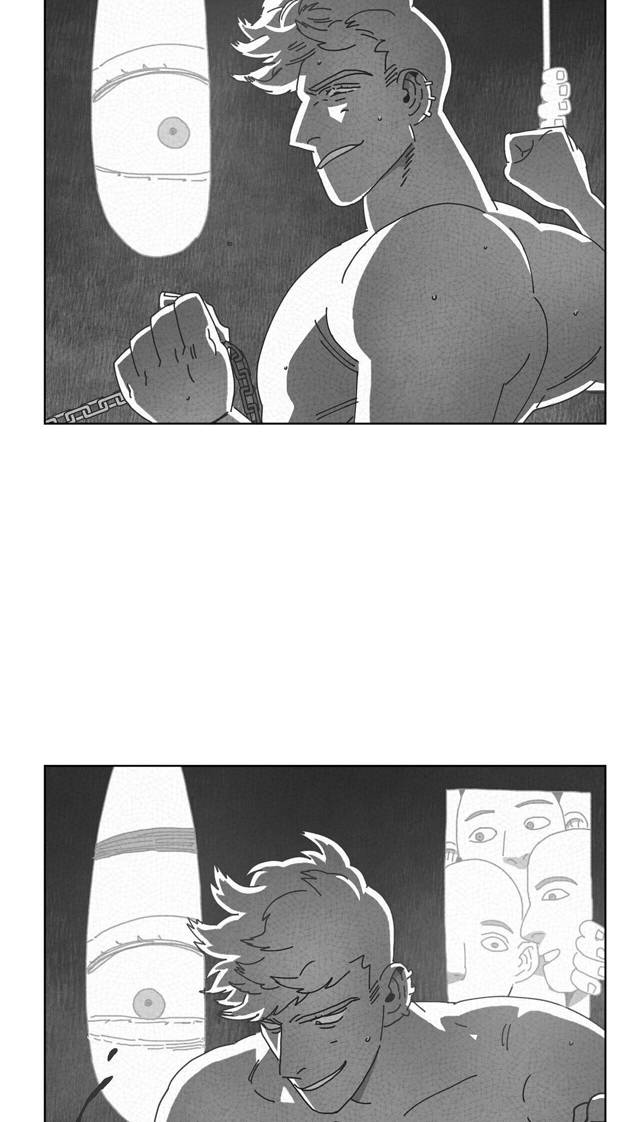 Read Dark Heaven chapter 55 image 7 on Lezhin