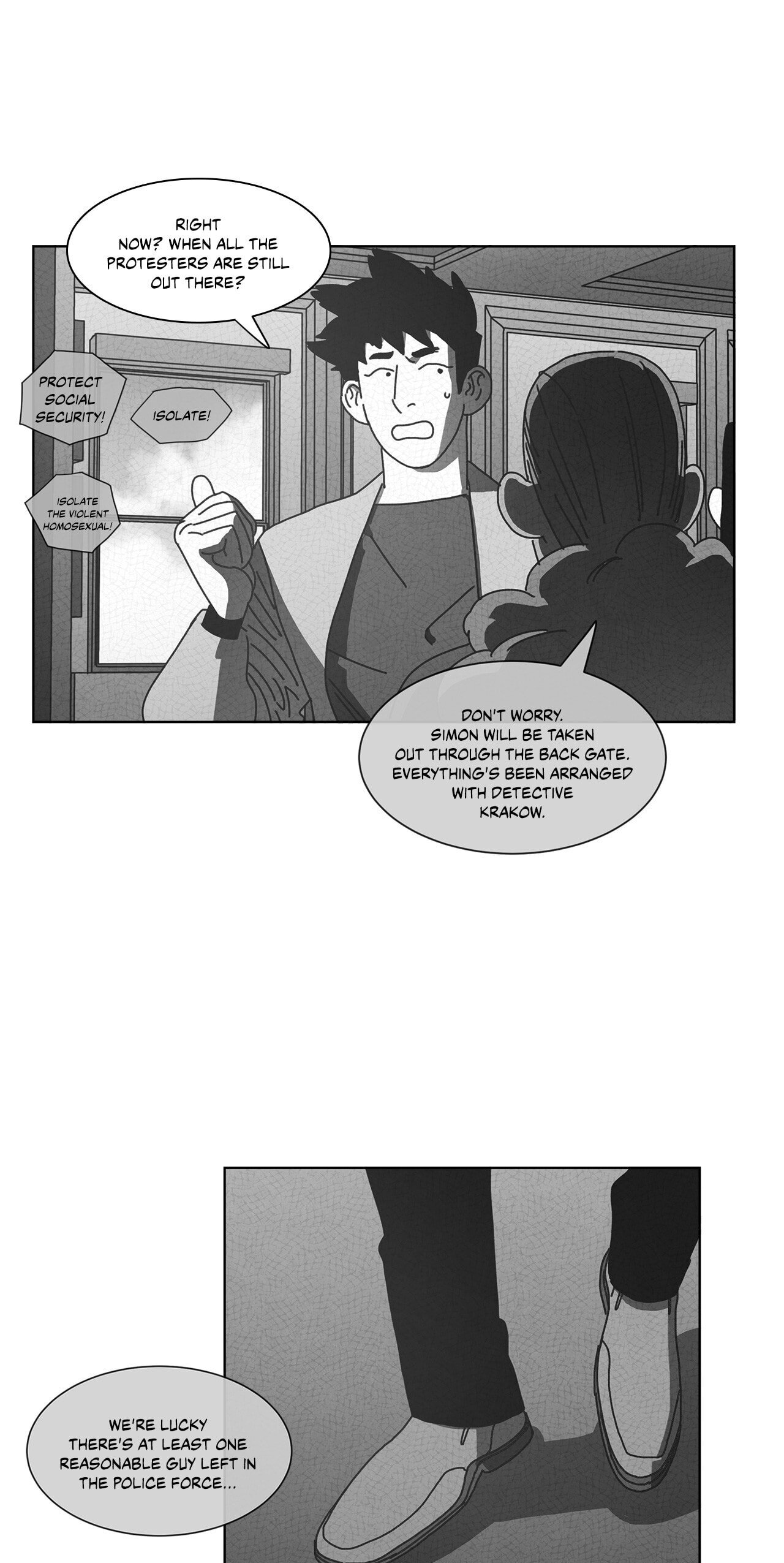 Read Dark Heaven chapter 58 image 22 on Lezhin