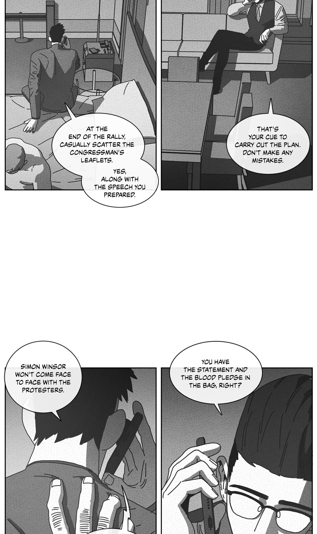 Read Dark Heaven chapter 58 image 4 on Lezhin