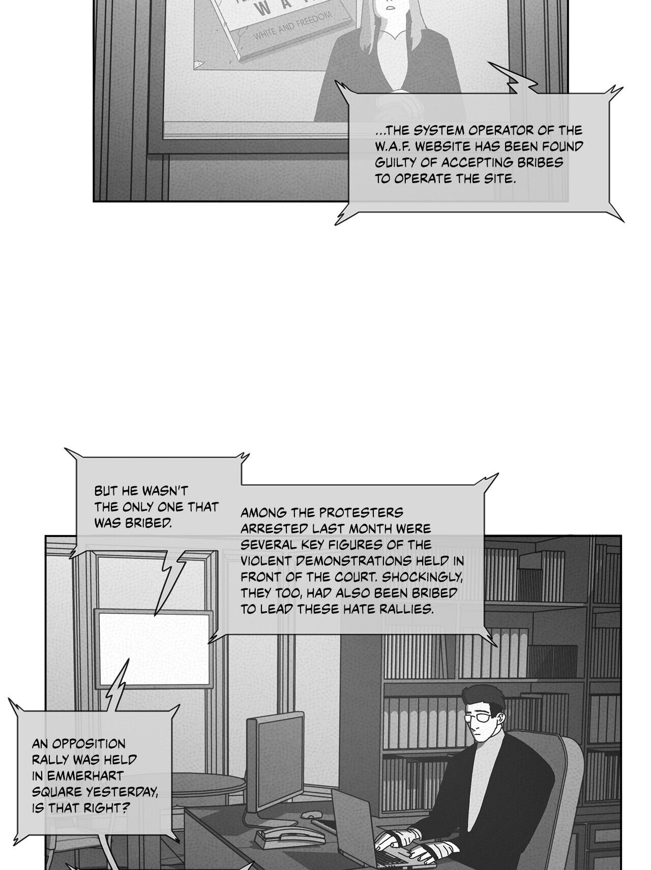 Read Dark Heaven chapter 64 image 45 on Lezhin