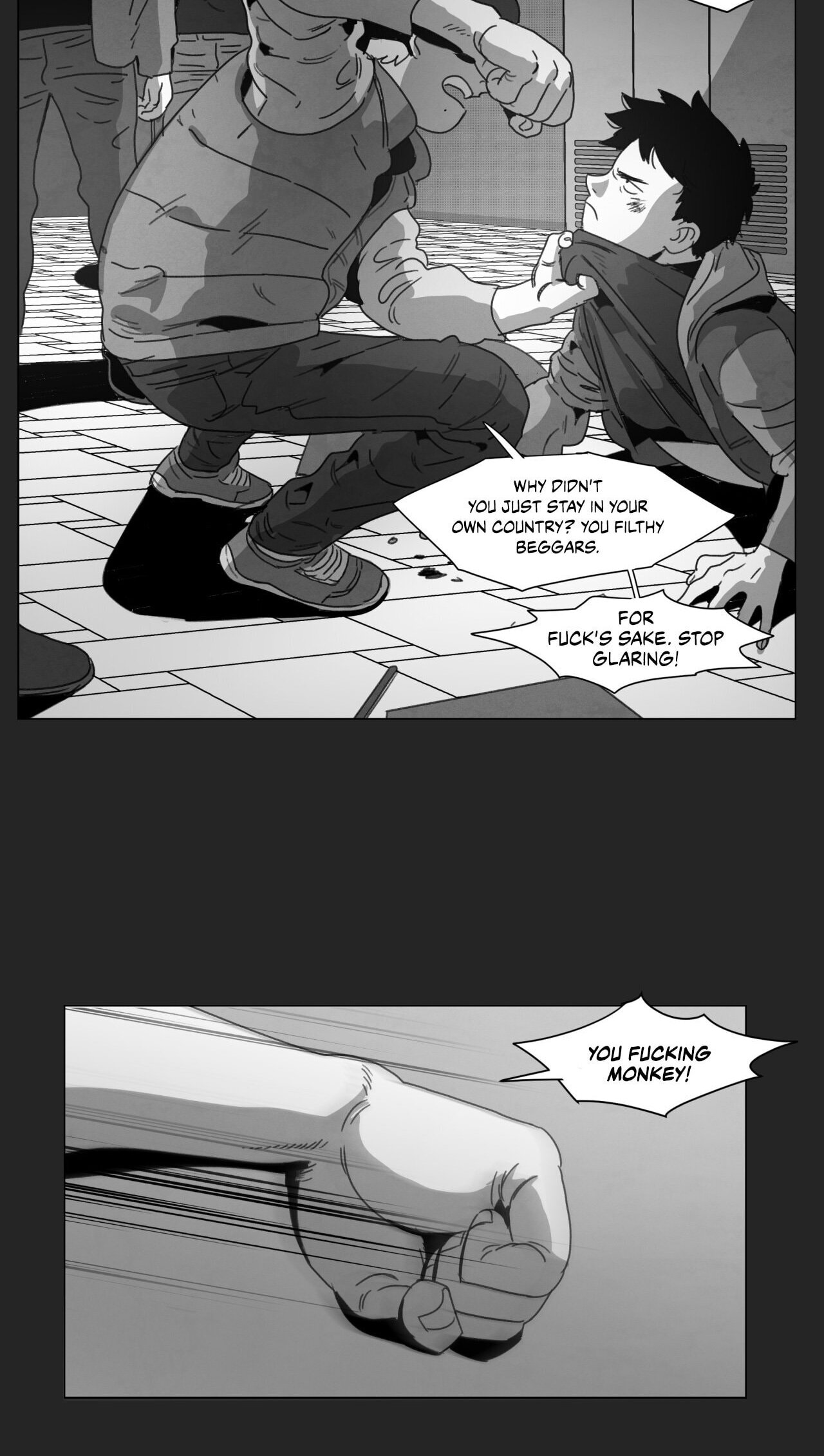 Read Dark Heaven chapter 7 image 9 on Lezhin