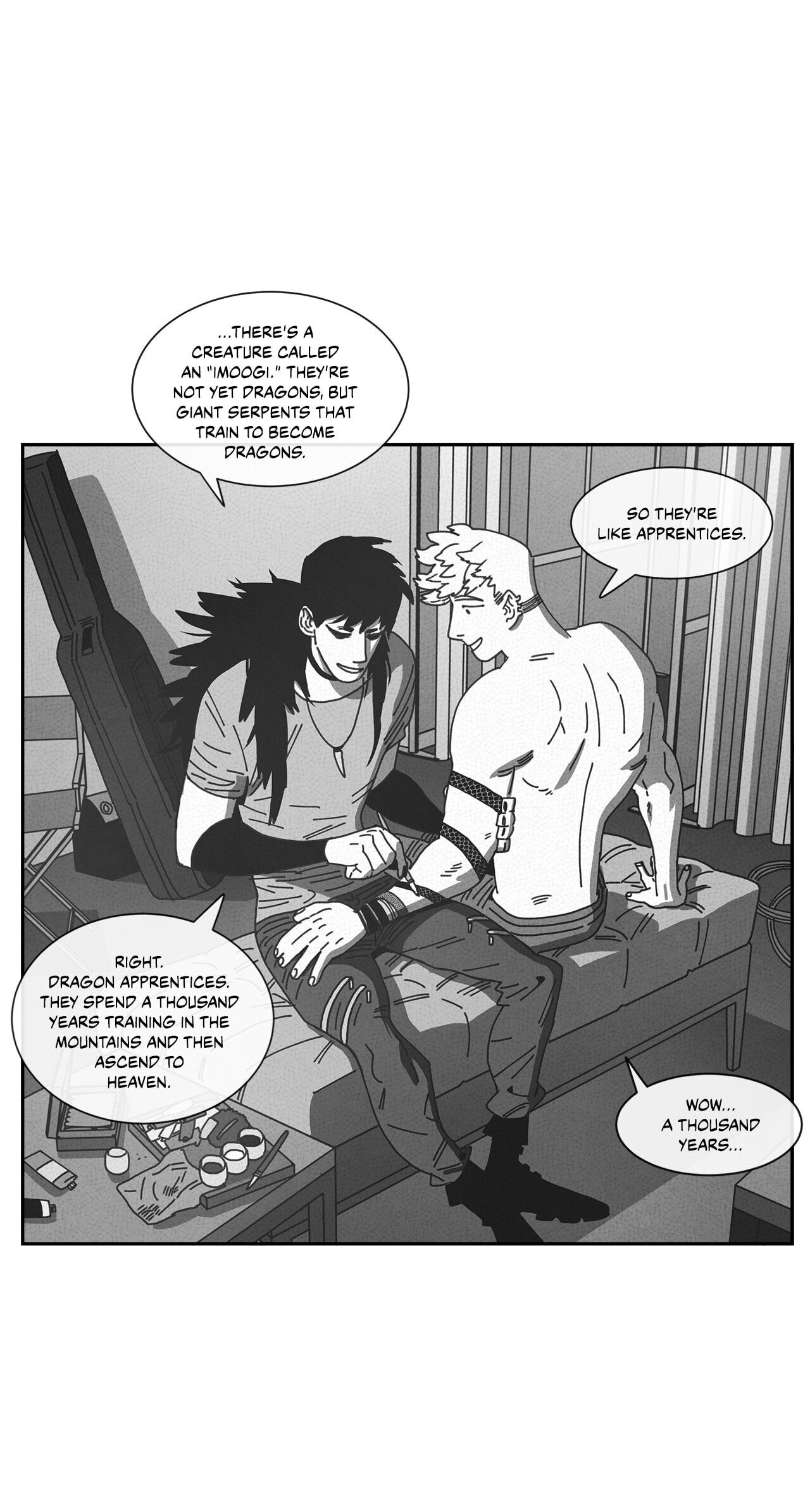 Read Dark Heaven chapter 73 image 2 on Lezhin