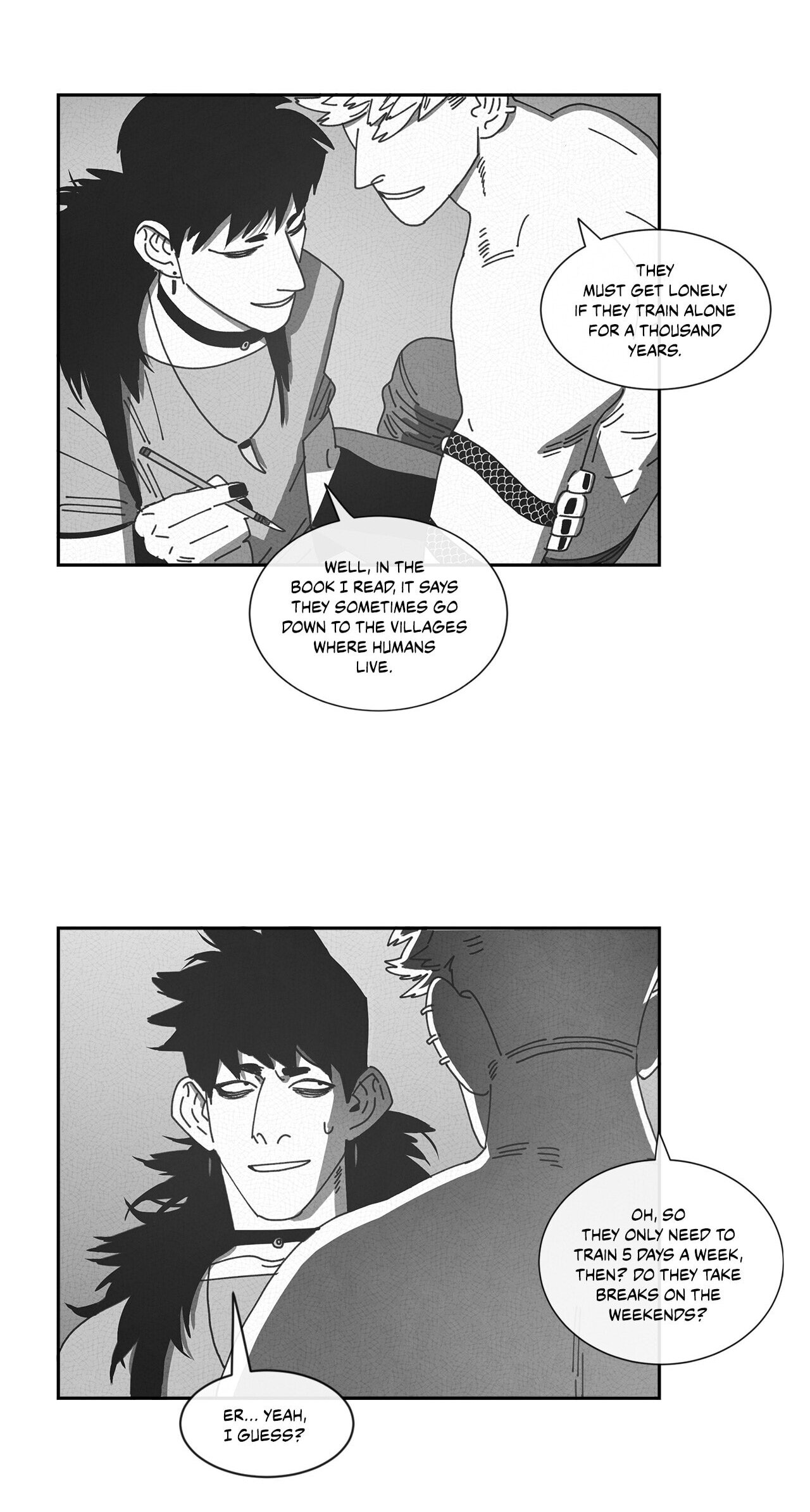 Read Dark Heaven chapter 73 image 3 on Lezhin