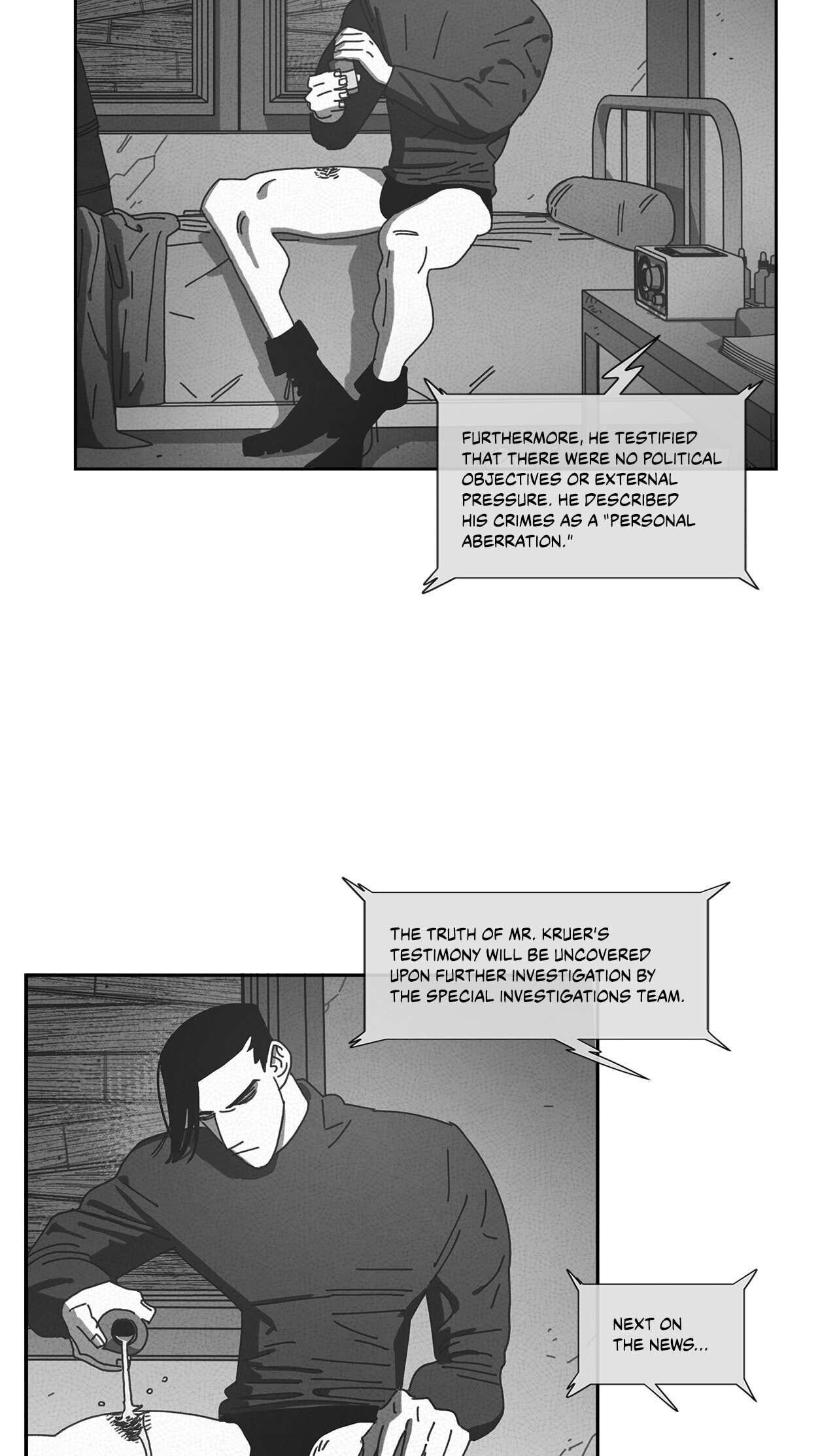 Read Dark Heaven chapter 75 image 4 on Lezhin