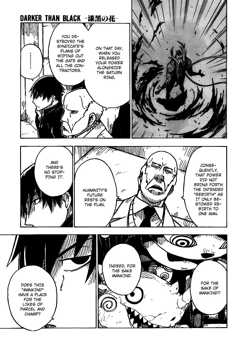 DARKER THAN BLACK: Shikkoku no Hana Chapter 15 page 23 - 