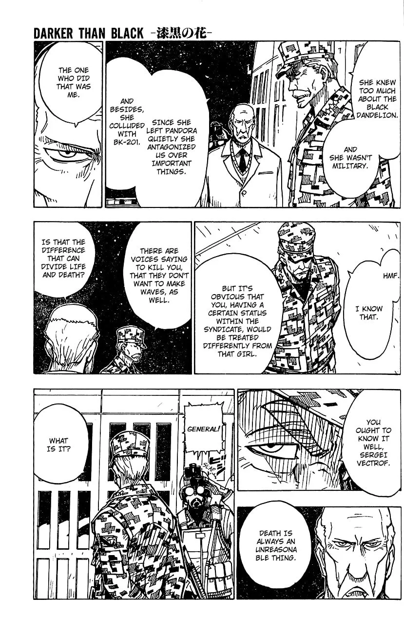 DARKER THAN BLACK: Shikkoku no Hana Chapter 24 page 11 - 