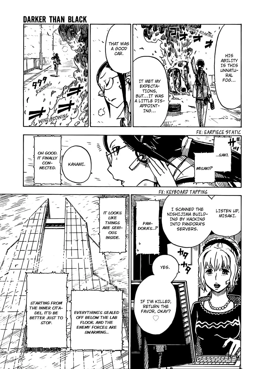 DARKER THAN BLACK: Shikkoku no Hana Chapter 29 page 7 - 