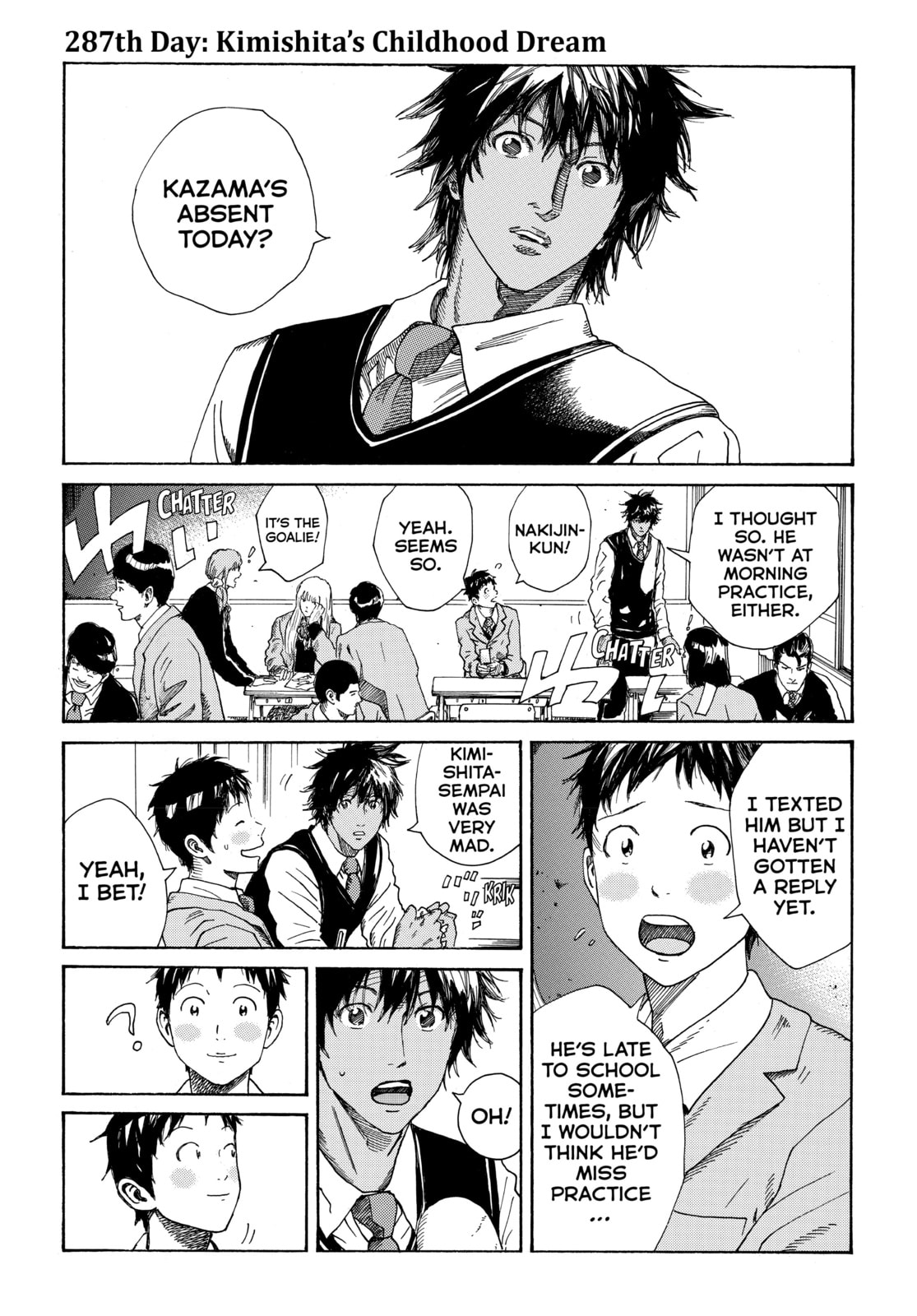 Read DAYS chapter 287 image 0 on Lezhin