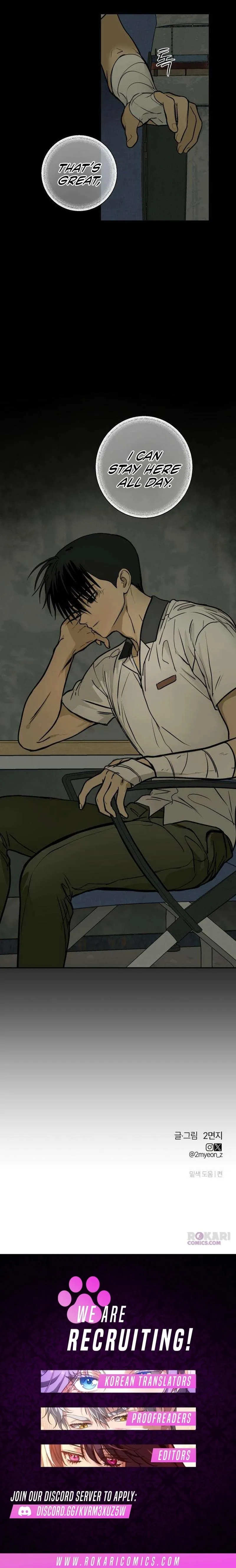 Read Daytime in the Bunker chapter 21 image 13 on Lezhin