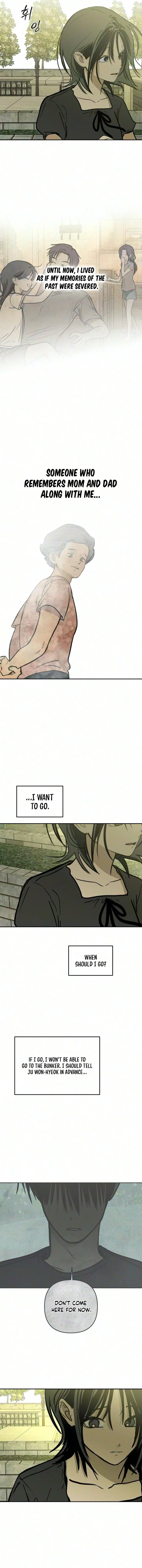 Read Daytime in the Bunker chapter 34 image 9 on Lezhin