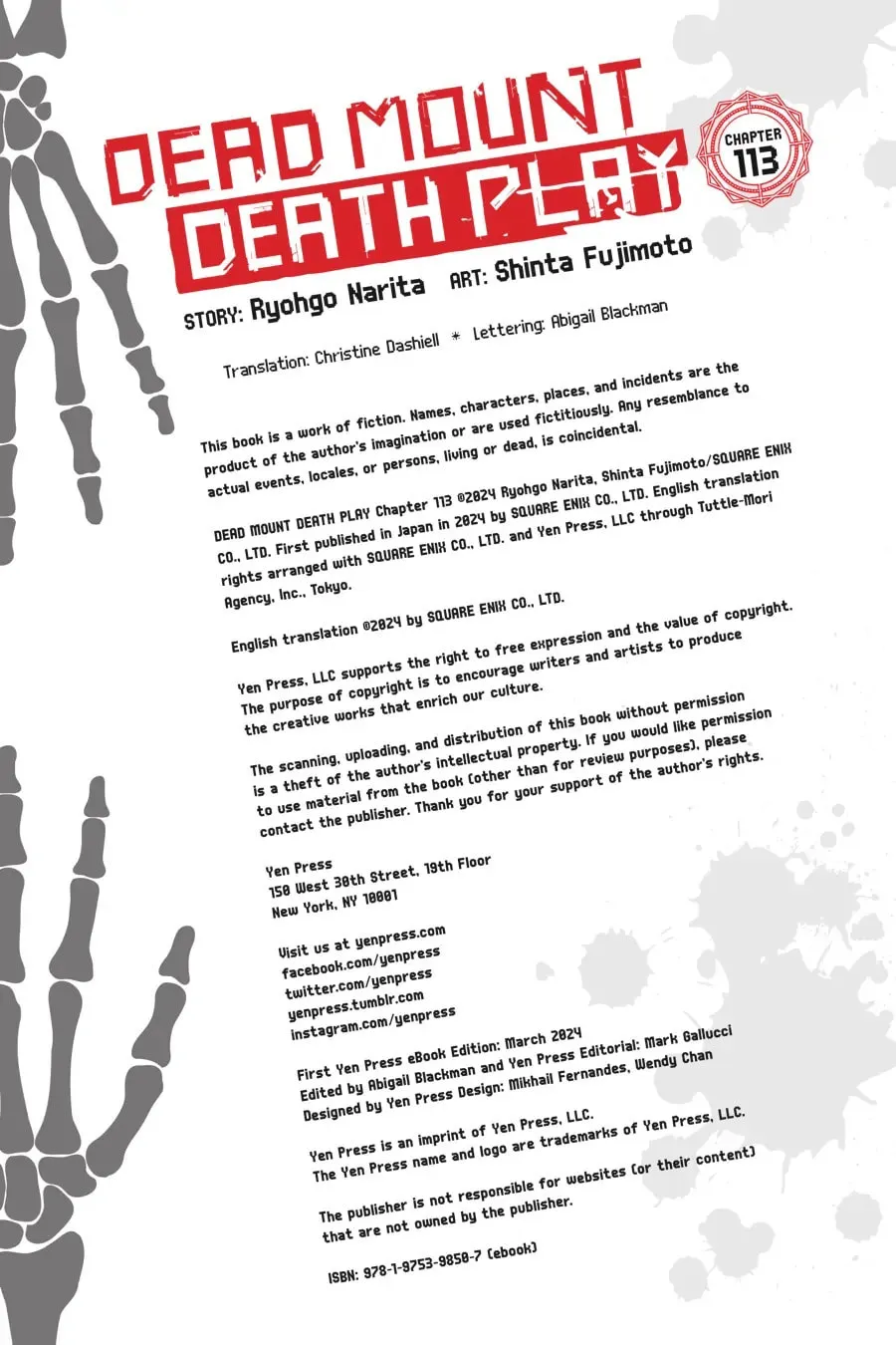 Dead Mount Death Play Chapter 113 page 37 - 