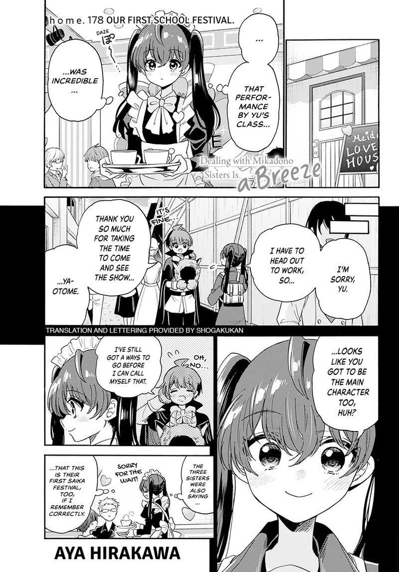 Dealing with Mikadono Sisters Is a Breeze Chapter 178 page 2 - 