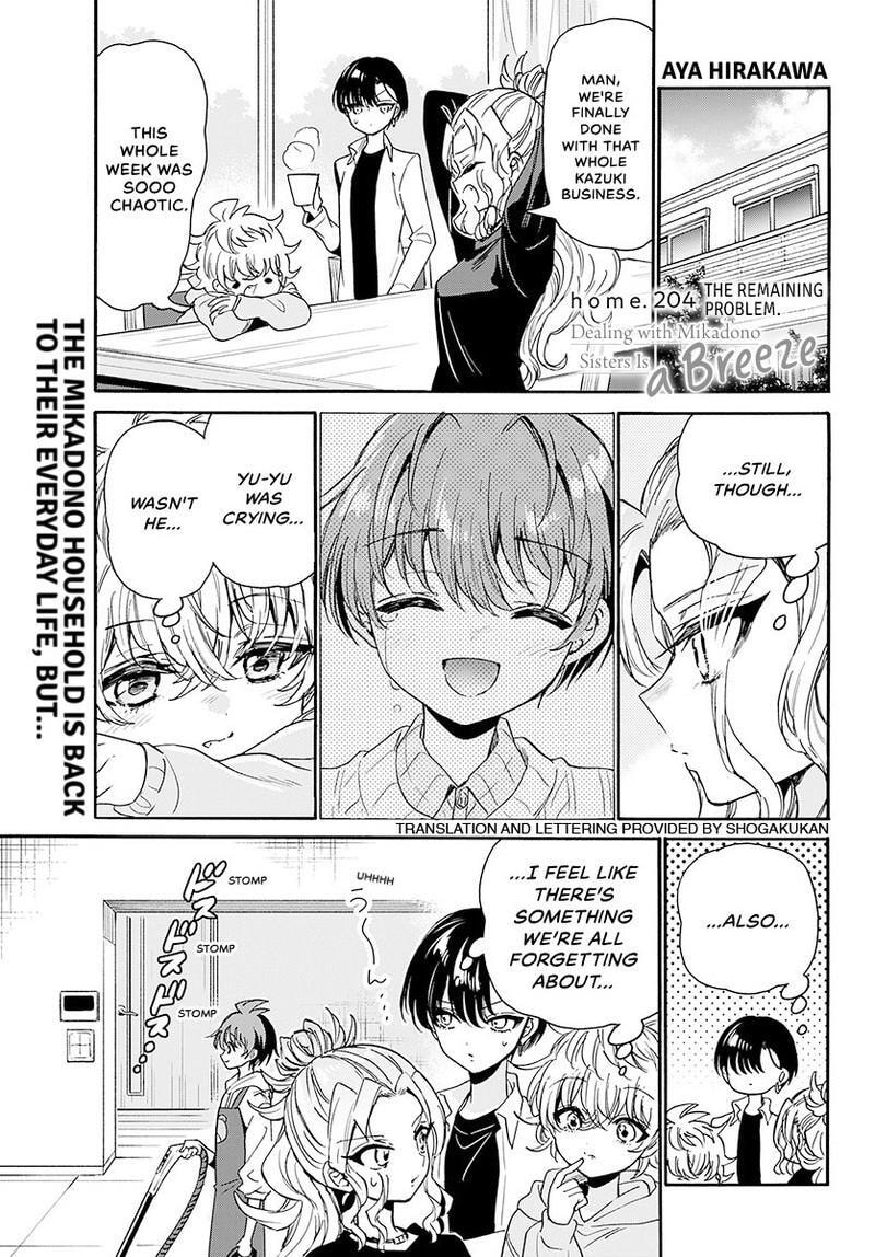 Dealing with Mikadono Sisters Is a Breeze Chapter 182.8 page 2 - 