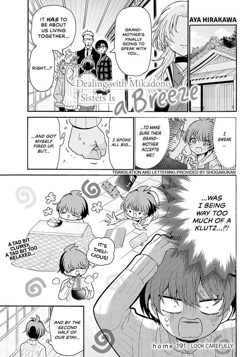 Dealing with Mikadono Sisters Is a Breeze Chapter 191 page 2 - 