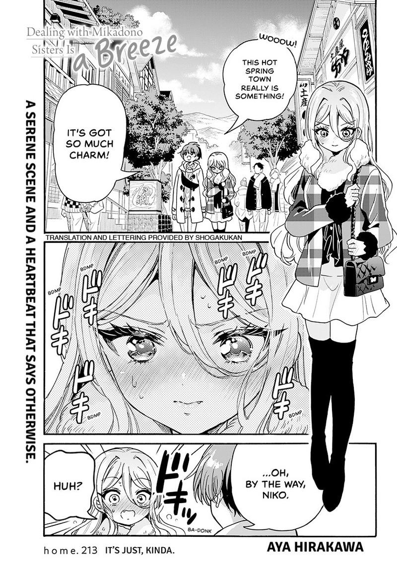 Dealing with Mikadono Sisters Is a Breeze Chapter 213 page 2 - 