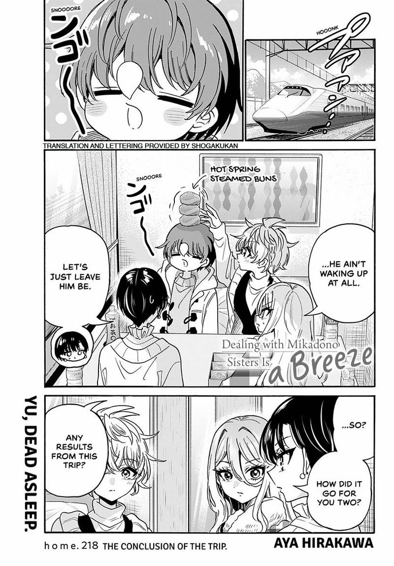 Dealing with Mikadono Sisters Is a Breeze Chapter 218 page 2 - 