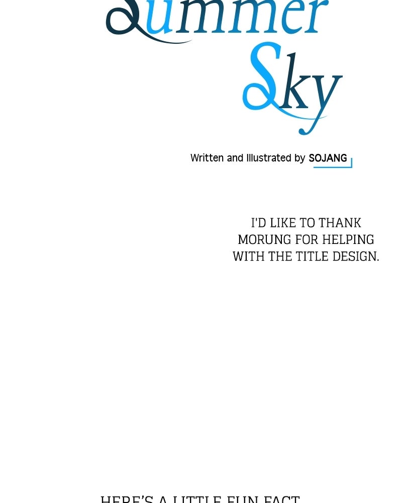 Dear Summer Sky Afterword page 52 - 