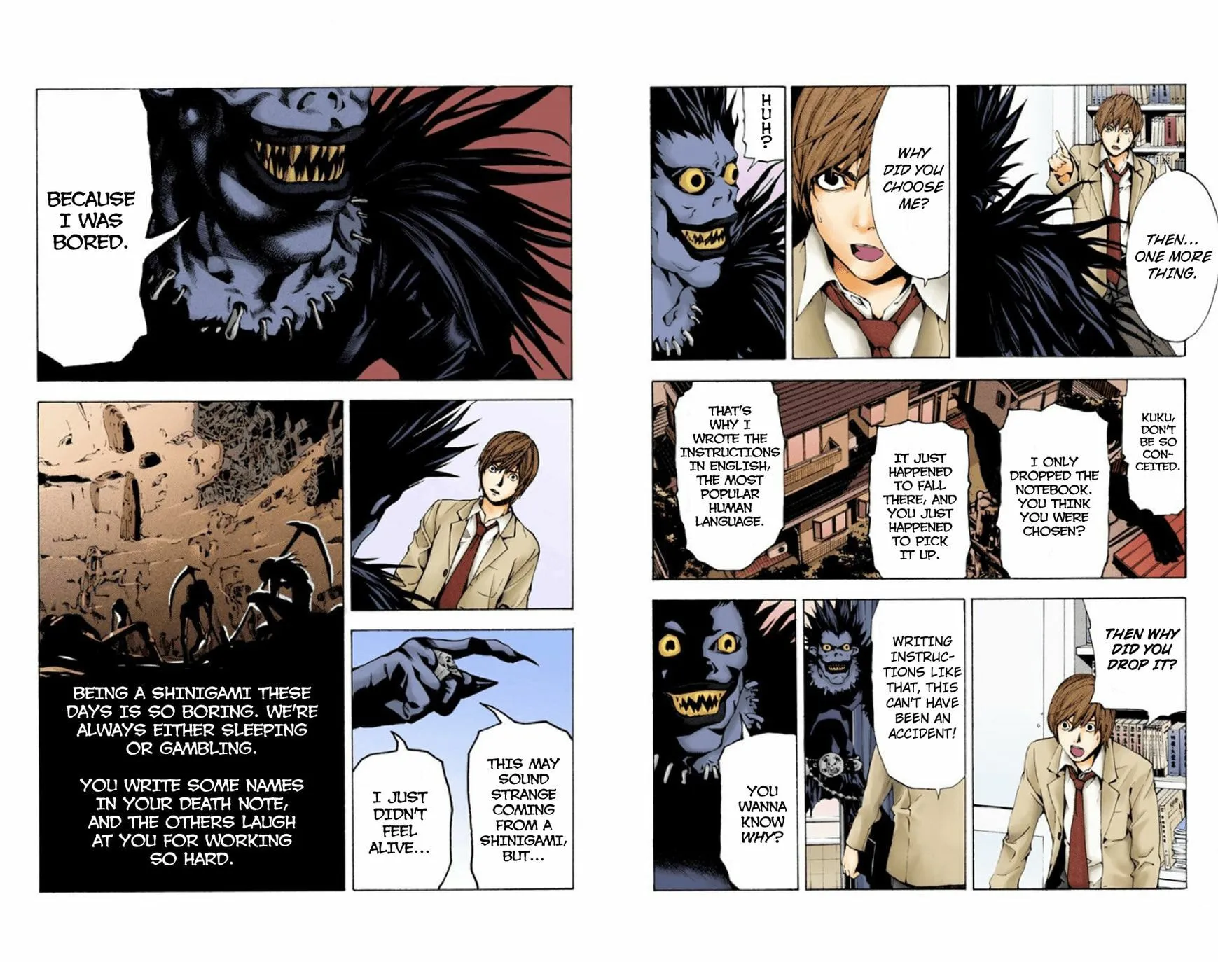 Read Death Note - Digital Colored Comics (Colored) chapter 1.1 image 12 on Lezhin
