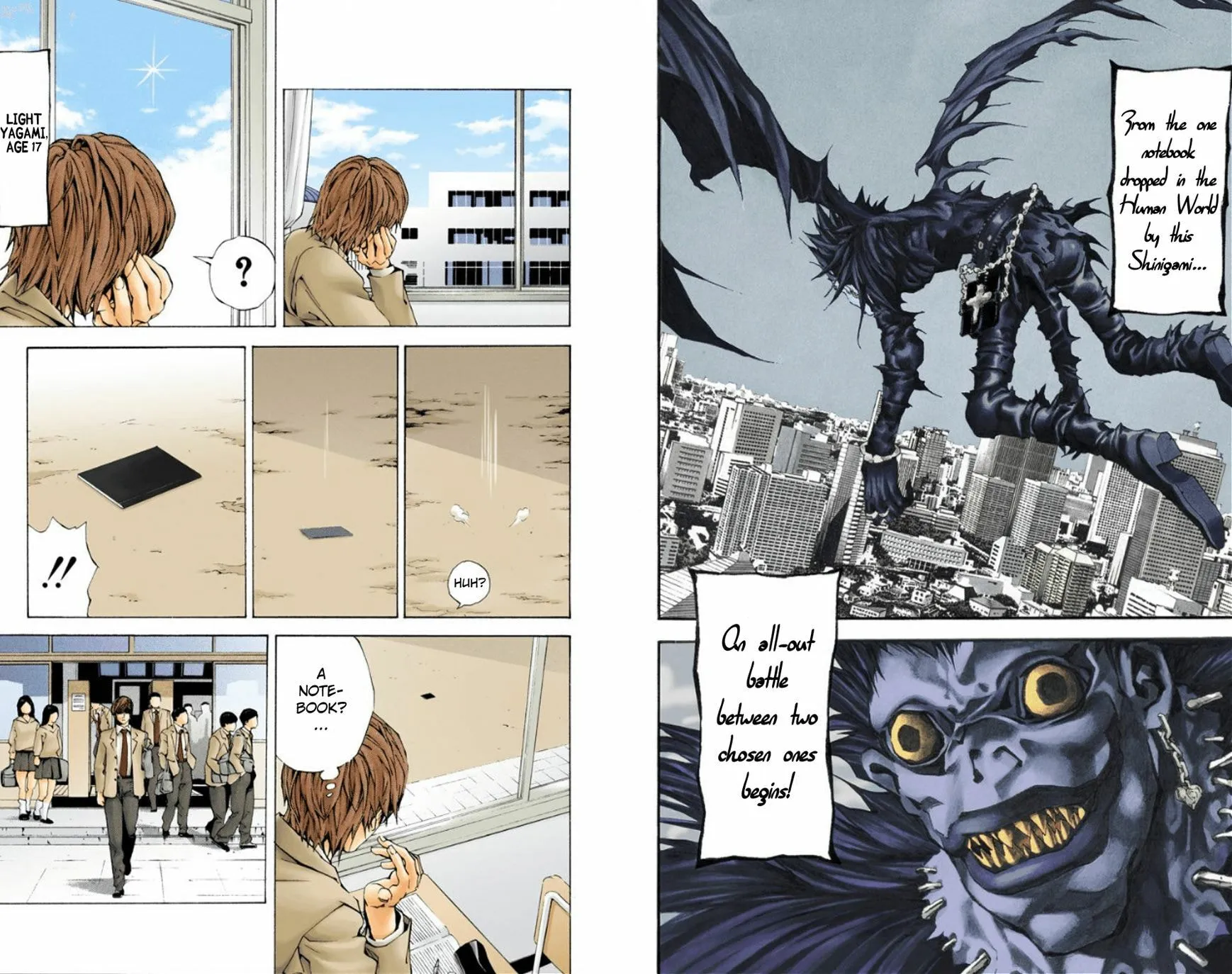 Read Death Note - Digital Colored Comics (Colored) chapter 1.1 image 4 on Lezhin