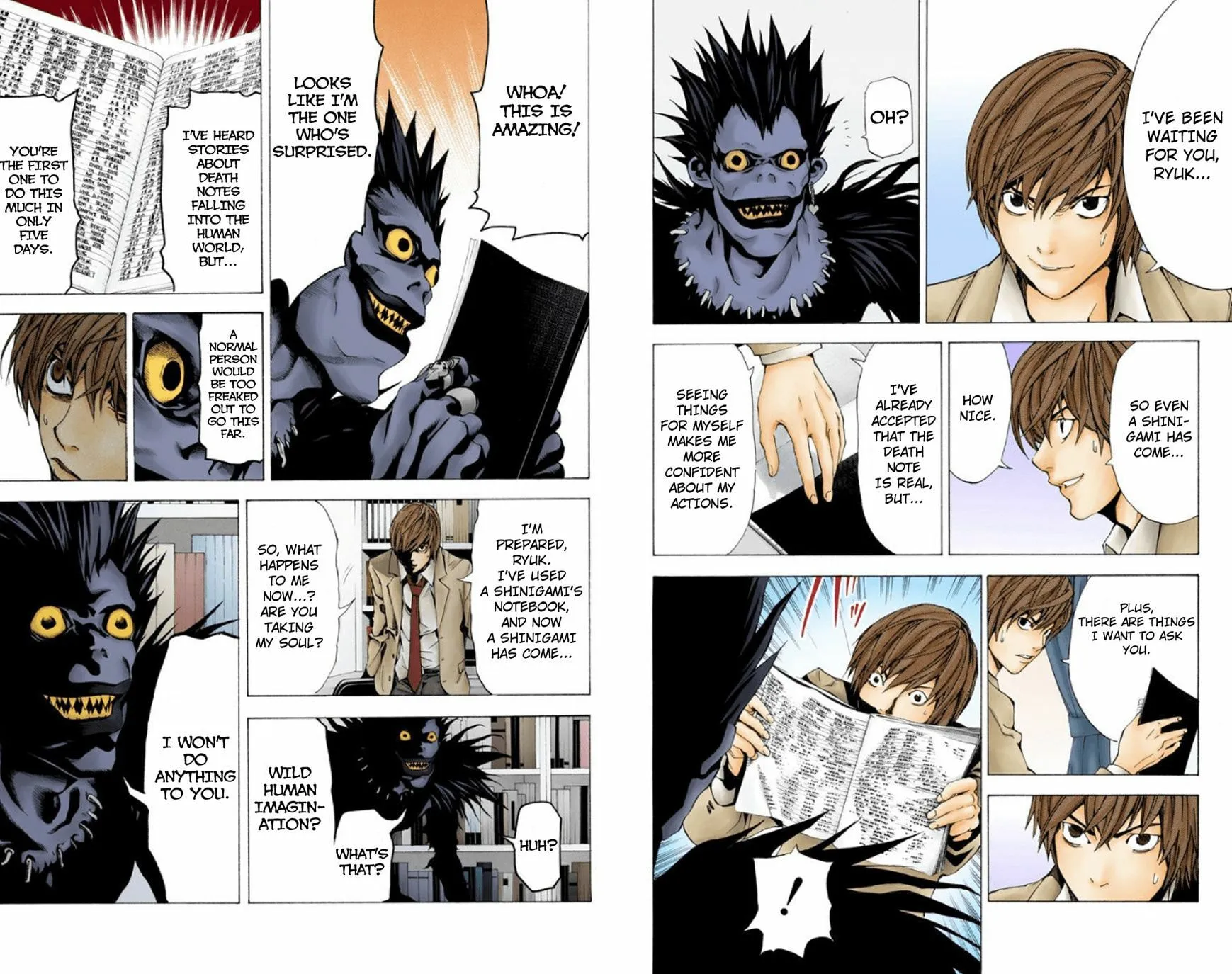 Read Death Note - Digital Colored Comics (Colored) chapter 1.1 image 9 on Lezhin