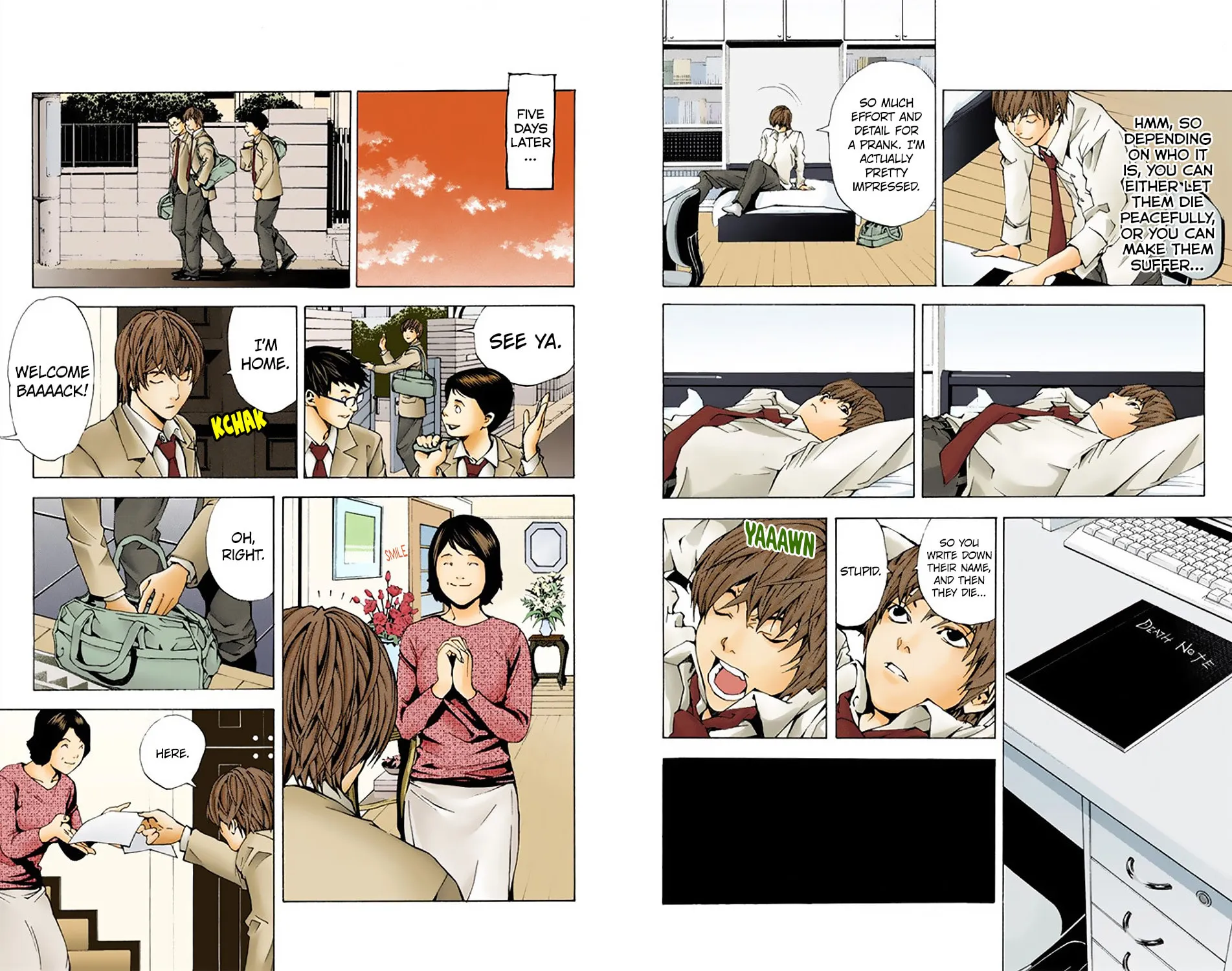Read Death Note - Digital Colored Comics (Colored) chapter 1.2 image 8 on Lezhin
