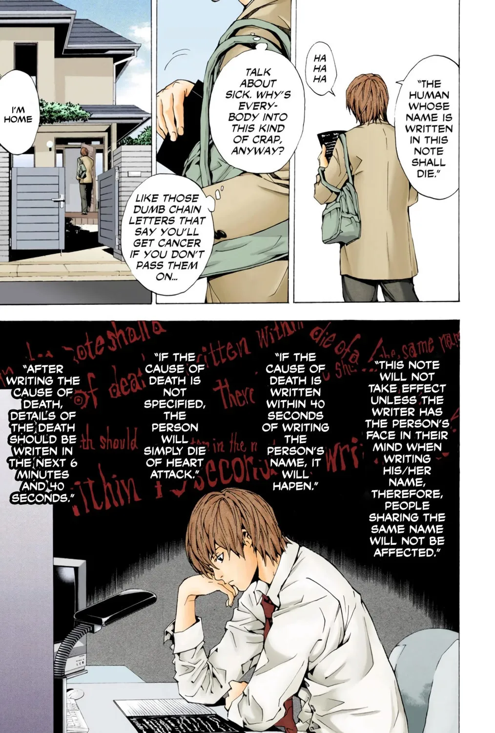 Read Death Note - Digital Colored Comics (Colored) chapter 1 image 20 on Lezhin