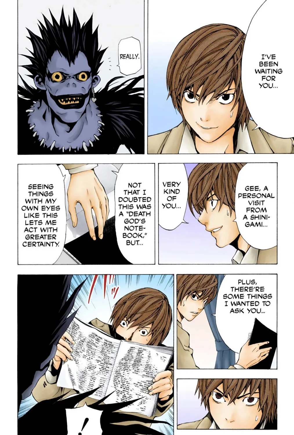 Read Death Note - Digital Colored Comics (Colored) chapter 1 image 34 on Lezhin