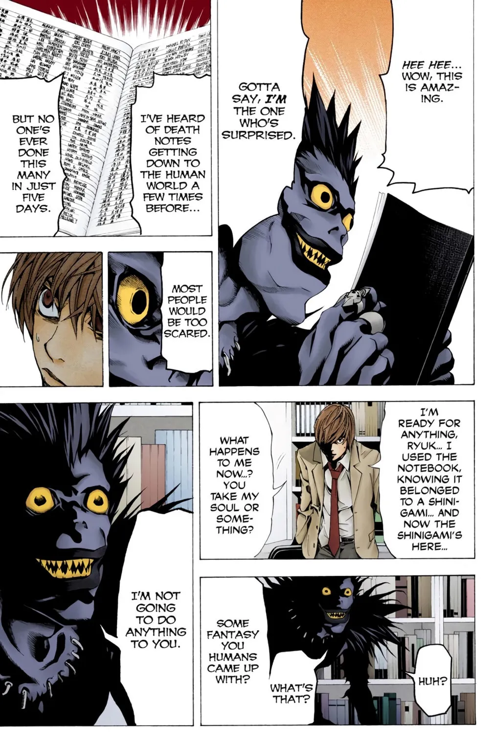 Read Death Note - Digital Colored Comics (Colored) chapter 1 image 36 on Lezhin