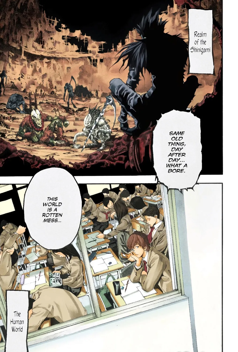 Read Death Note - Digital Colored Comics (Colored) chapter 1 image 6 on Lezhin
