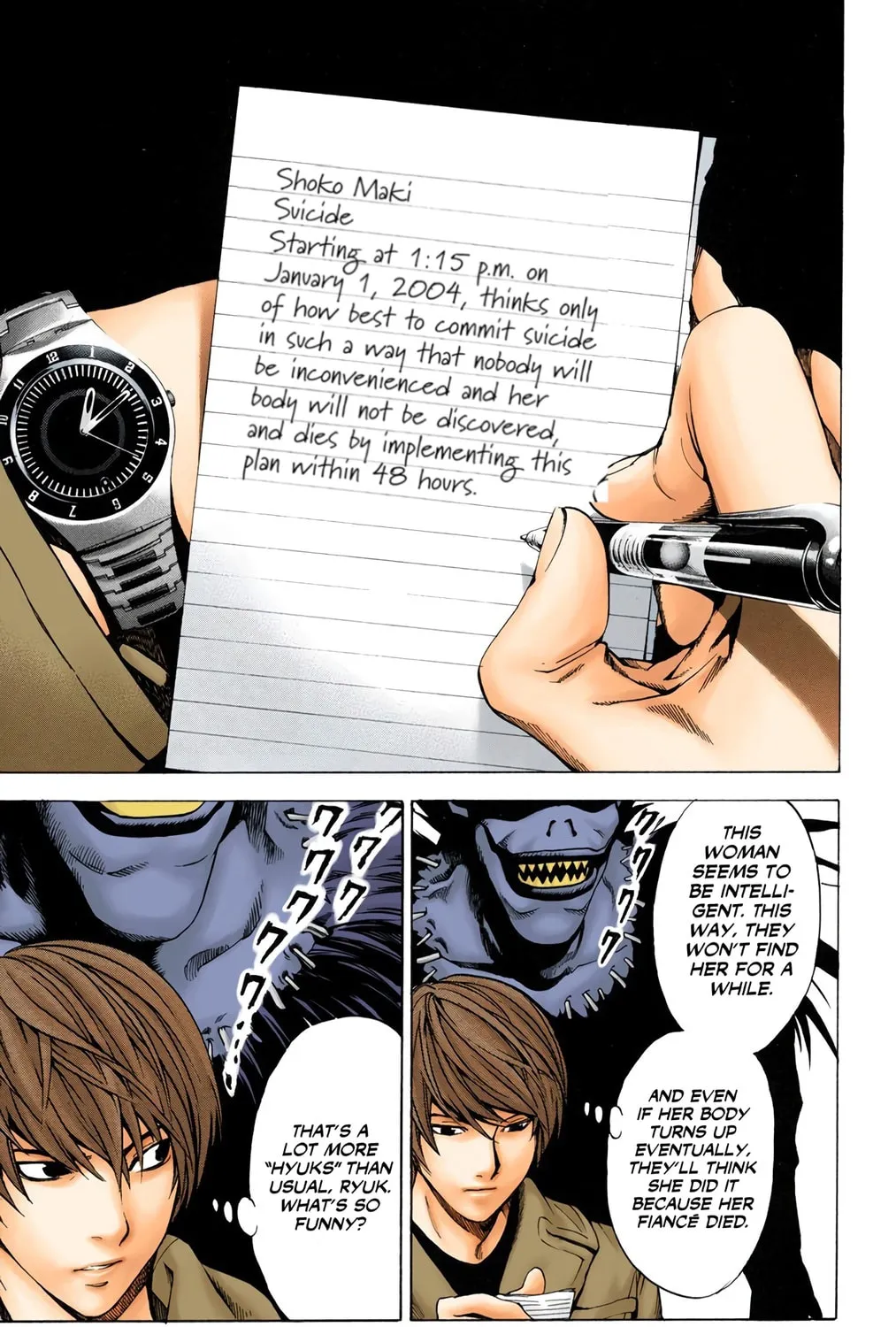 Read Death Note - Digital Colored Comics (Colored) chapter 13 image 8 on Lezhin