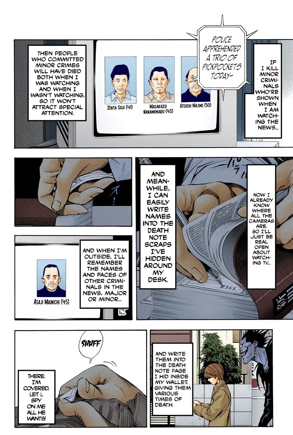 Read Death Note - Digital Colored Comics (Colored) chapter 18 image 10 on Lezhin