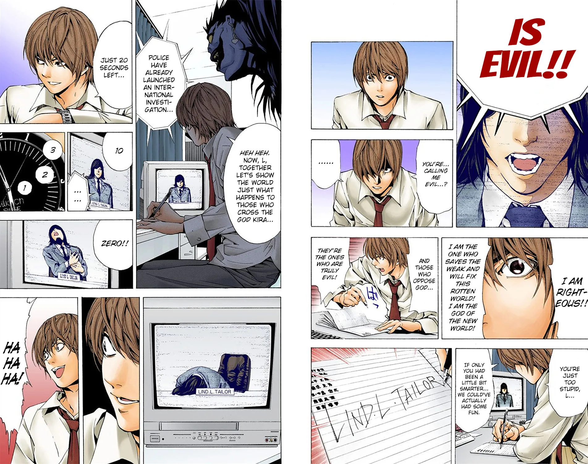 Read Death Note - Digital Colored Comics (Colored) chapter 2.1 image 10 on Lezhin