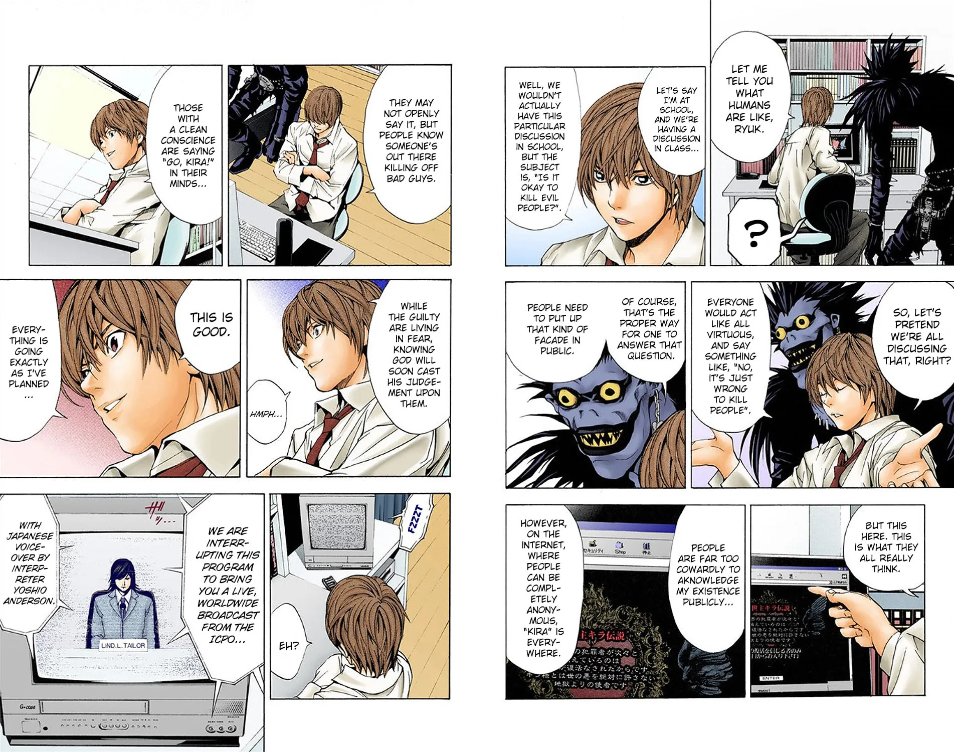 Read Death Note - Digital Colored Comics (Colored) chapter 2.1 image 7 on Lezhin