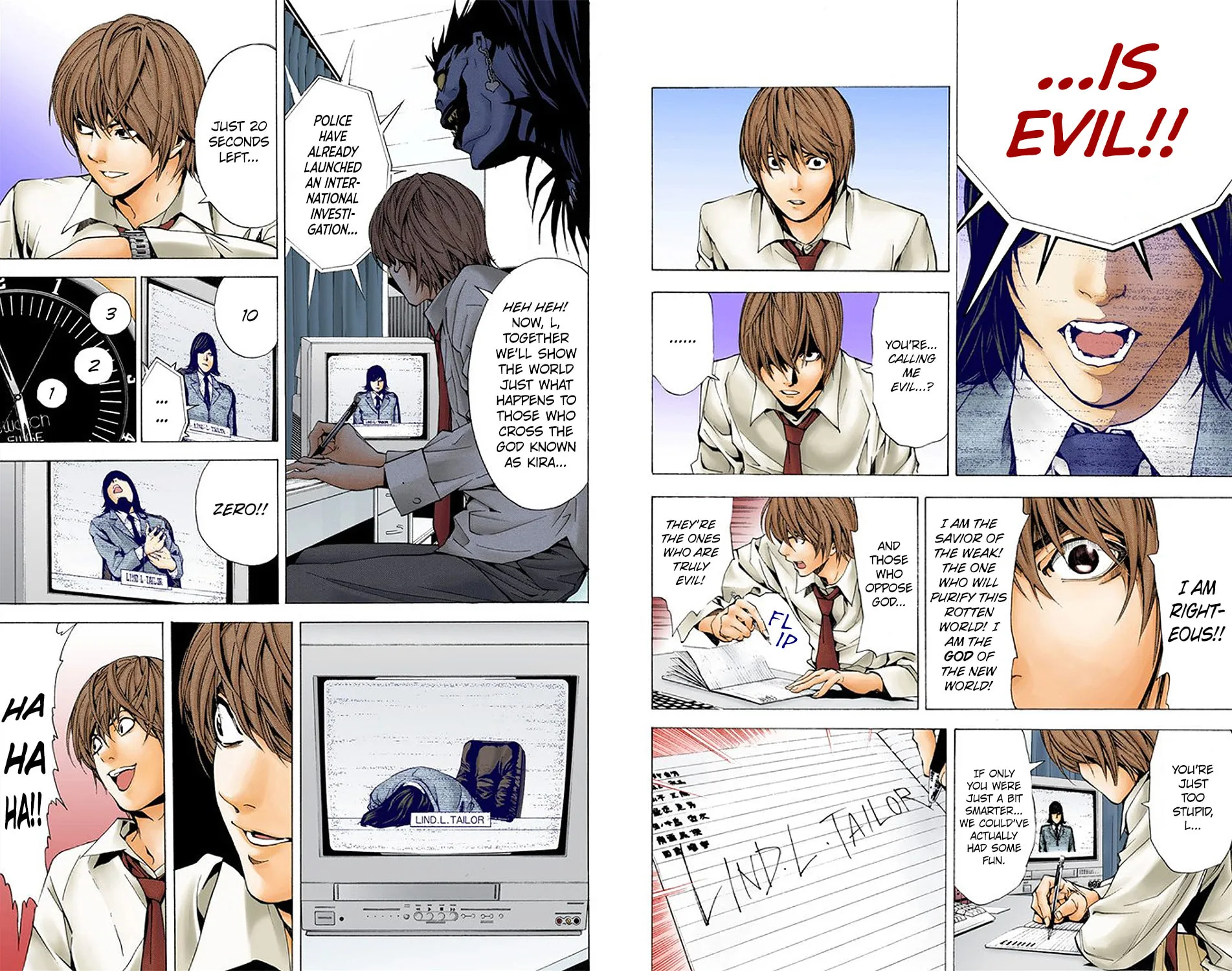 Read Death Note - Digital Colored Comics (Colored) chapter 2.2 image 10 on Lezhin