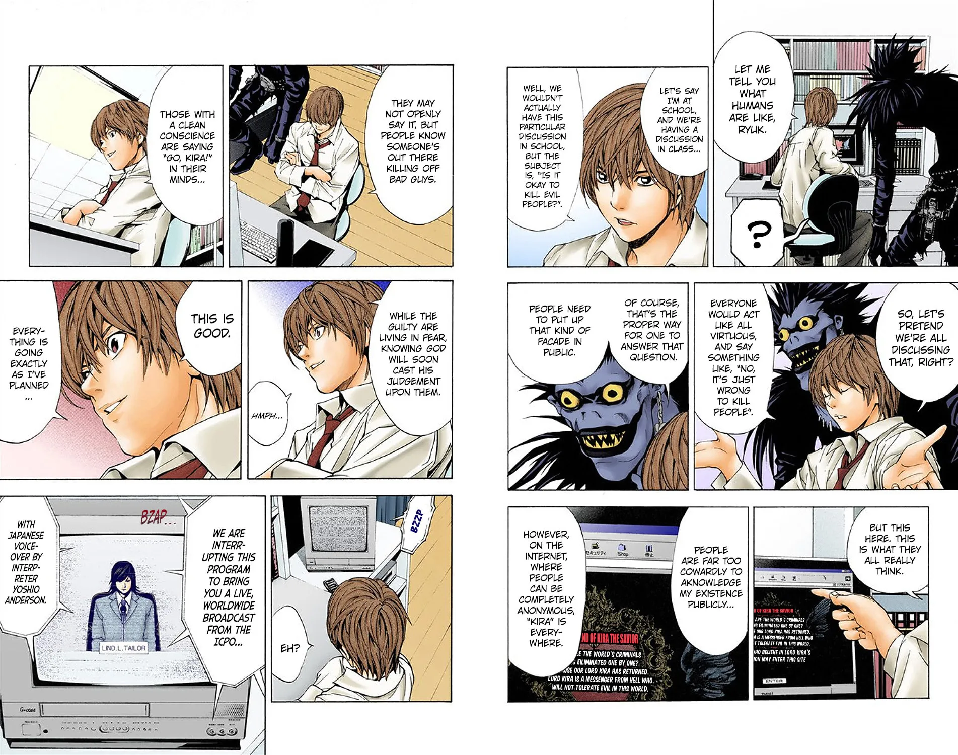 Read Death Note - Digital Colored Comics (Colored) chapter 2.2 image 7 on Lezhin